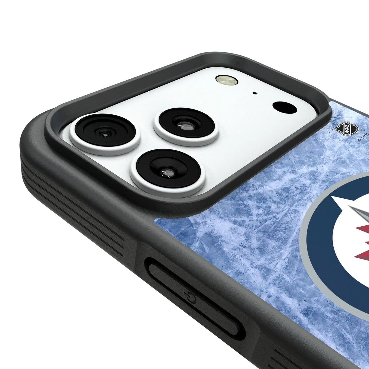 Winnipeg Jets Ice Wordmark iPhone Bump Phone Case for Apple iPhone - Detail#Device_iPhone 18 Pro Max
