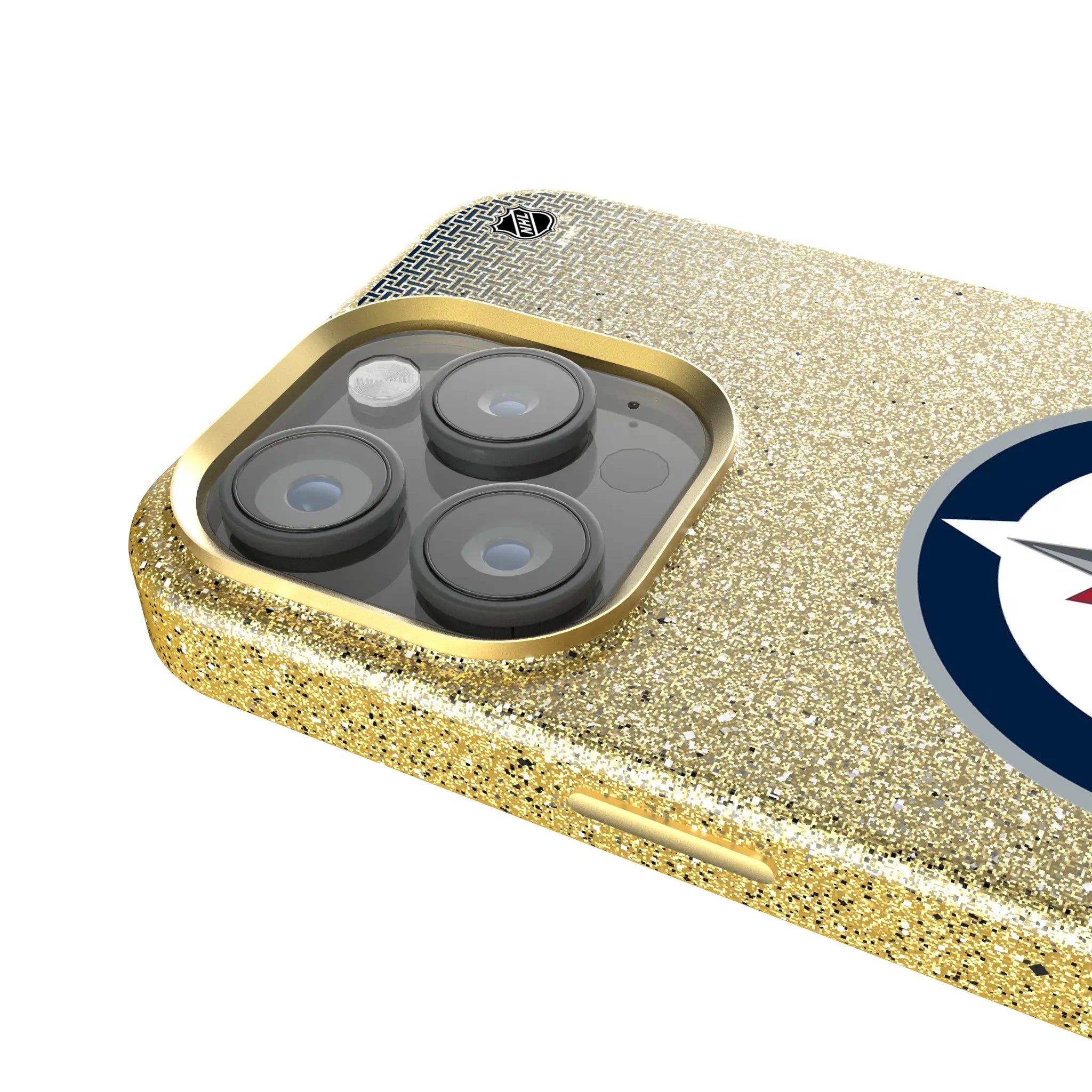 Winnipeg Jets Linen iPhone Bling Phone Case for Apple iPhone - Detail