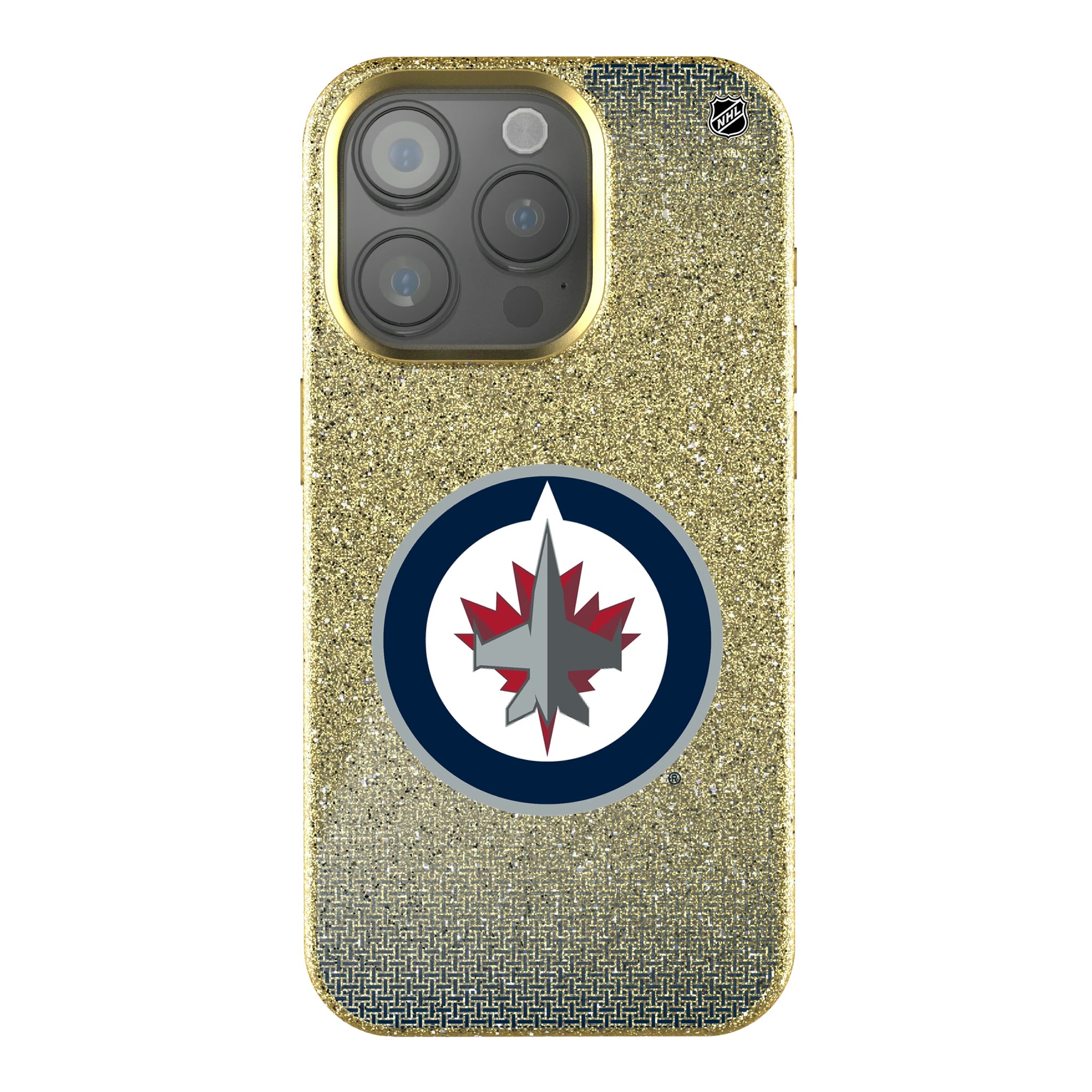 Winnipeg Jets Linen iPhone Bling Phone Case for Apple iPhone