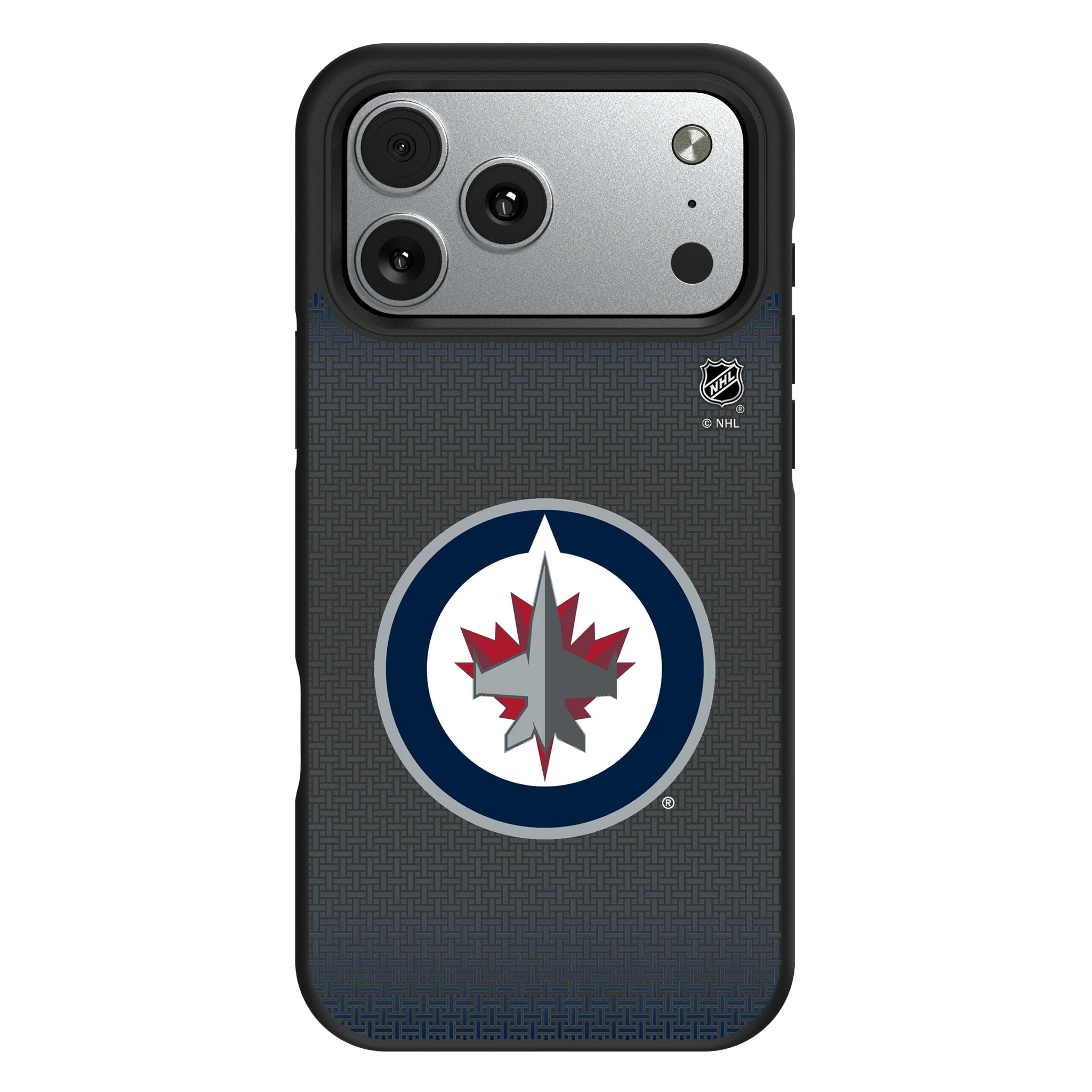 Winnipeg Jets Linen iPhone Bump Phone Case for Apple iPhone#Device_iPhone 17 Pro Max