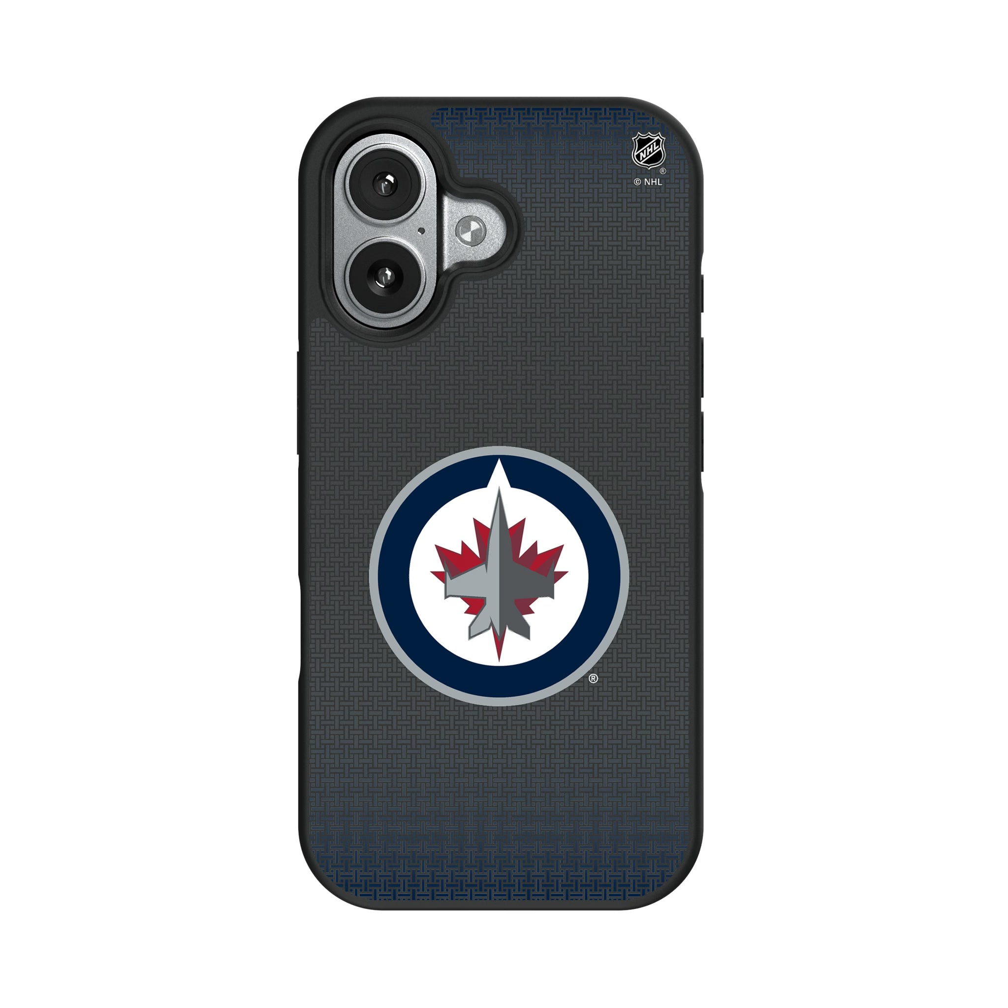 Winnipeg Jets Linen iPhone Bump Phone Case for Apple iPhone#Device_iPhone 17