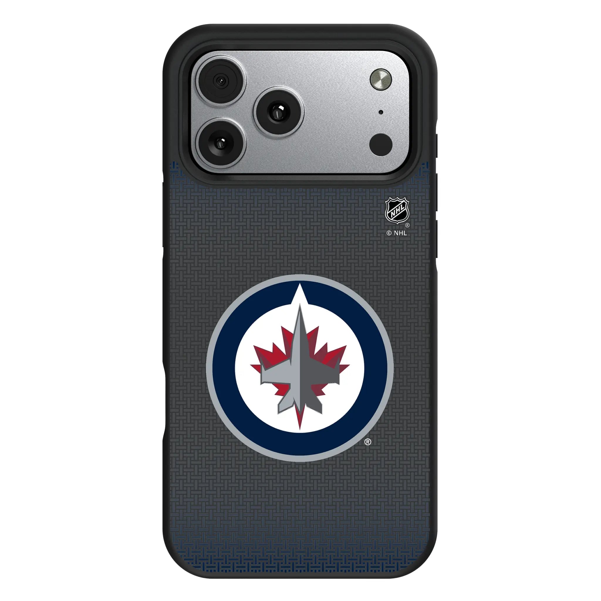 Winnipeg Jets Linen iPhone Bump Phone Case for Apple iPhone#Device_iPhone 17 Pro Max