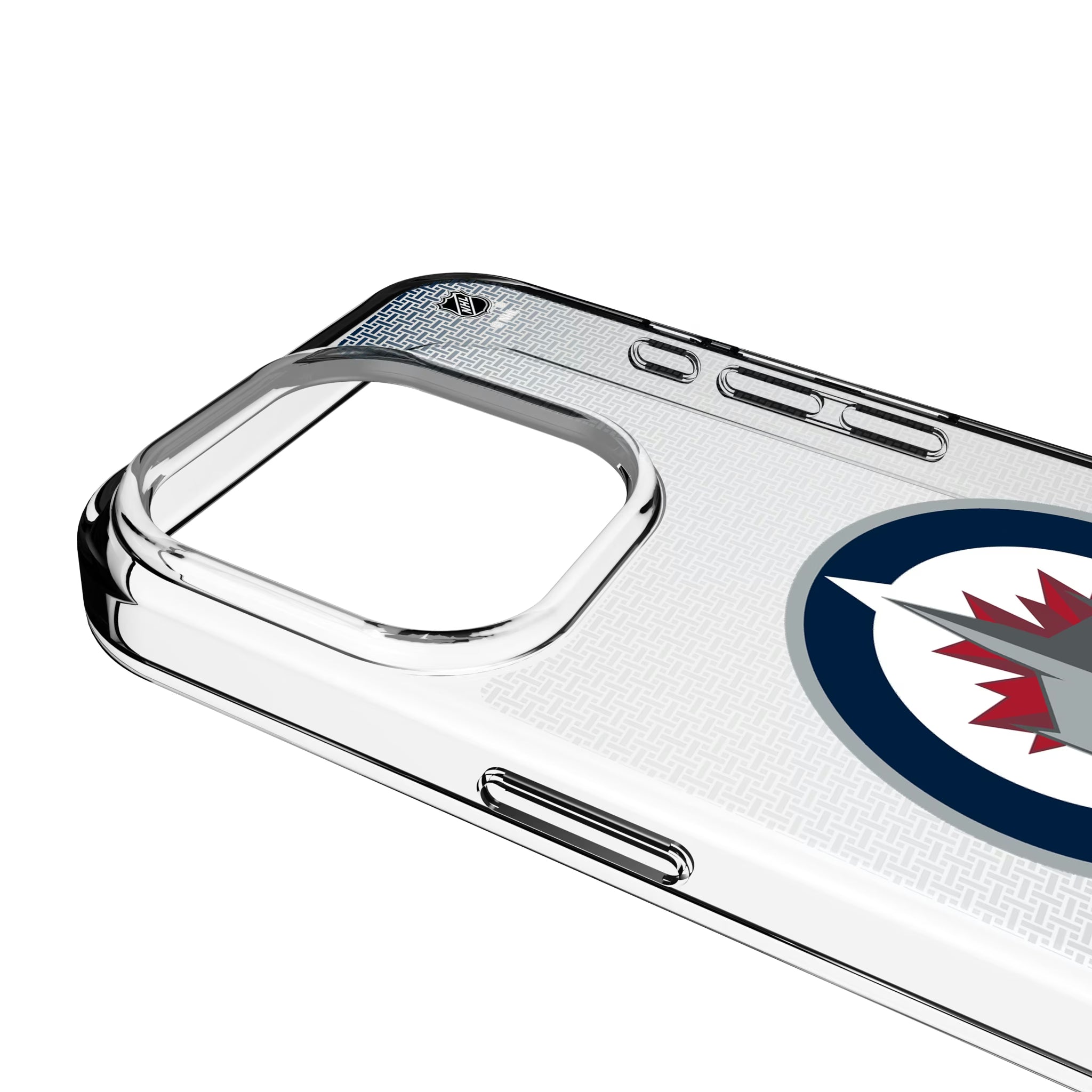 Winnipeg Jets Linen iPhone Clear Phone Case for Apple iPhone - Detail