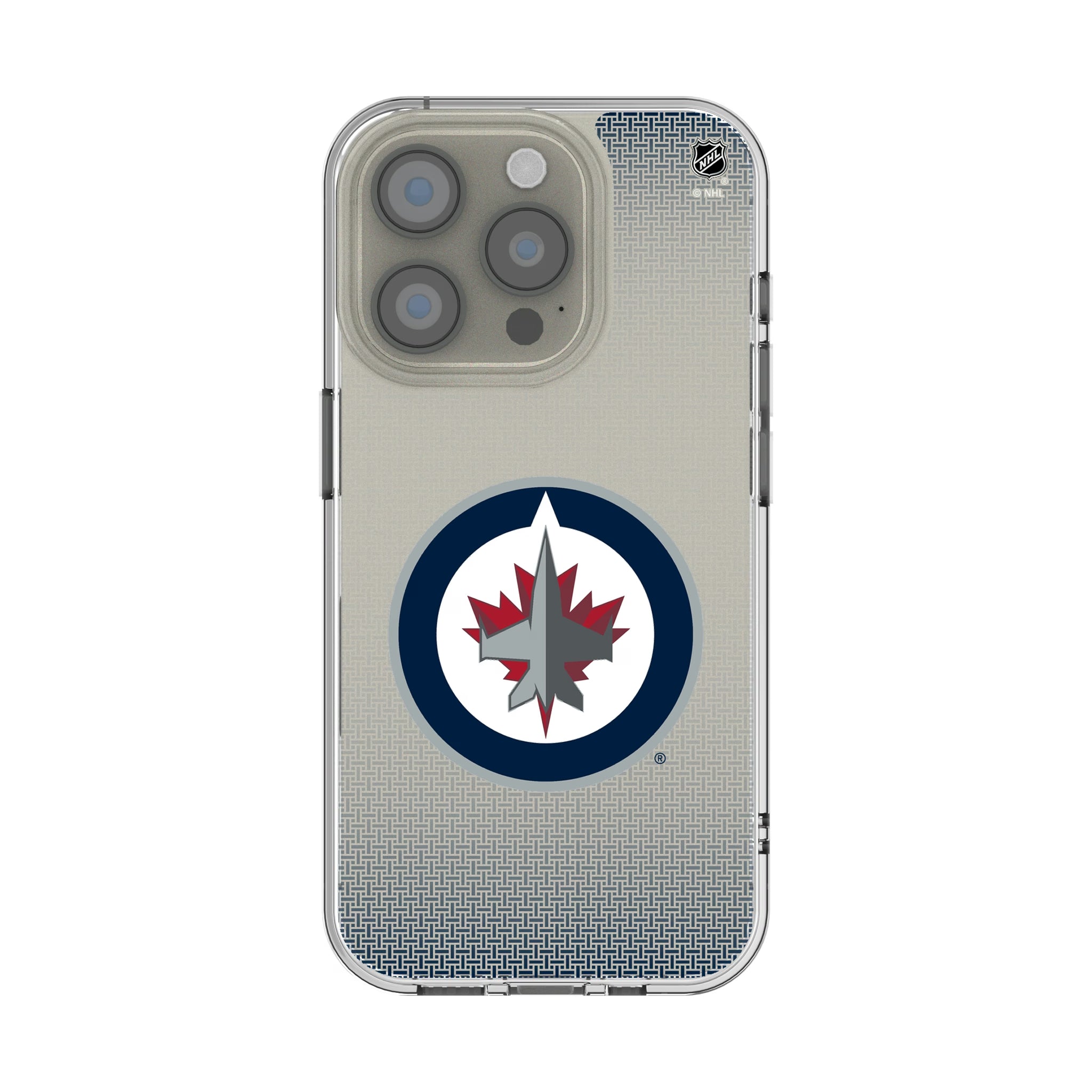 Winnipeg Jets Linen iPhone Clear Phone Case for Apple iPhone