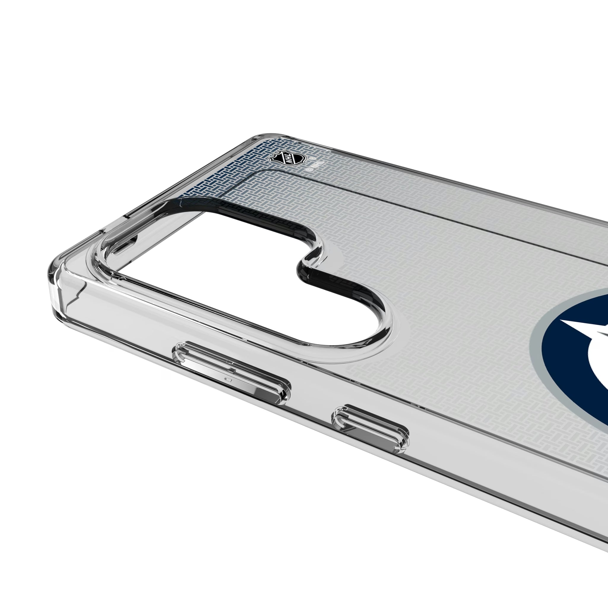 Winnipeg Jets Linen Galaxy Clear Phone Case for Samsung Galaxy - Detail