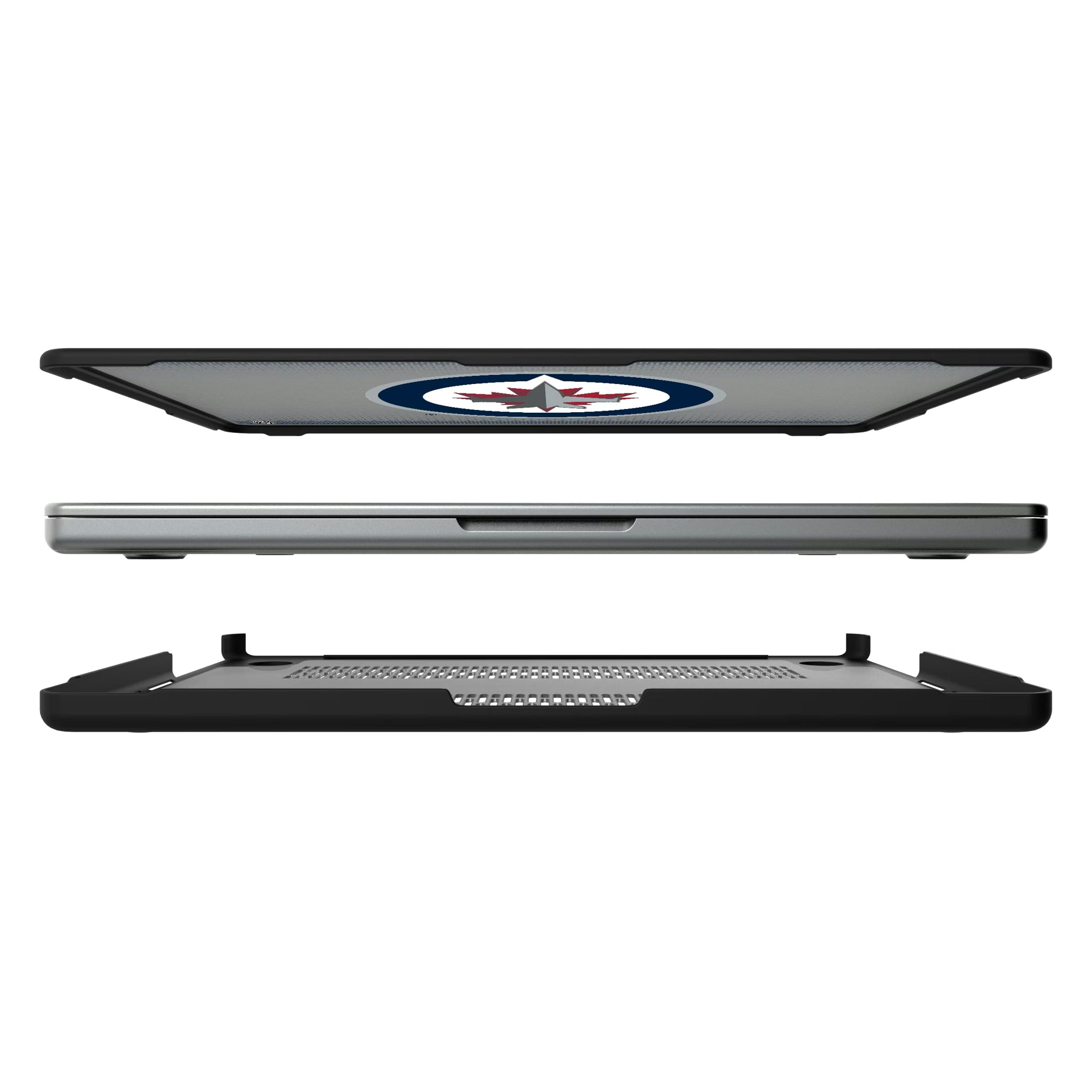 Winnipeg Jets Linen MacBook Laptop Case for Apple MacBook#Device_MacBook Pro (14-inch, 2021) / MacBook Pro (14-inch, 2023) / MacBook Pro (14-inch, 2024)