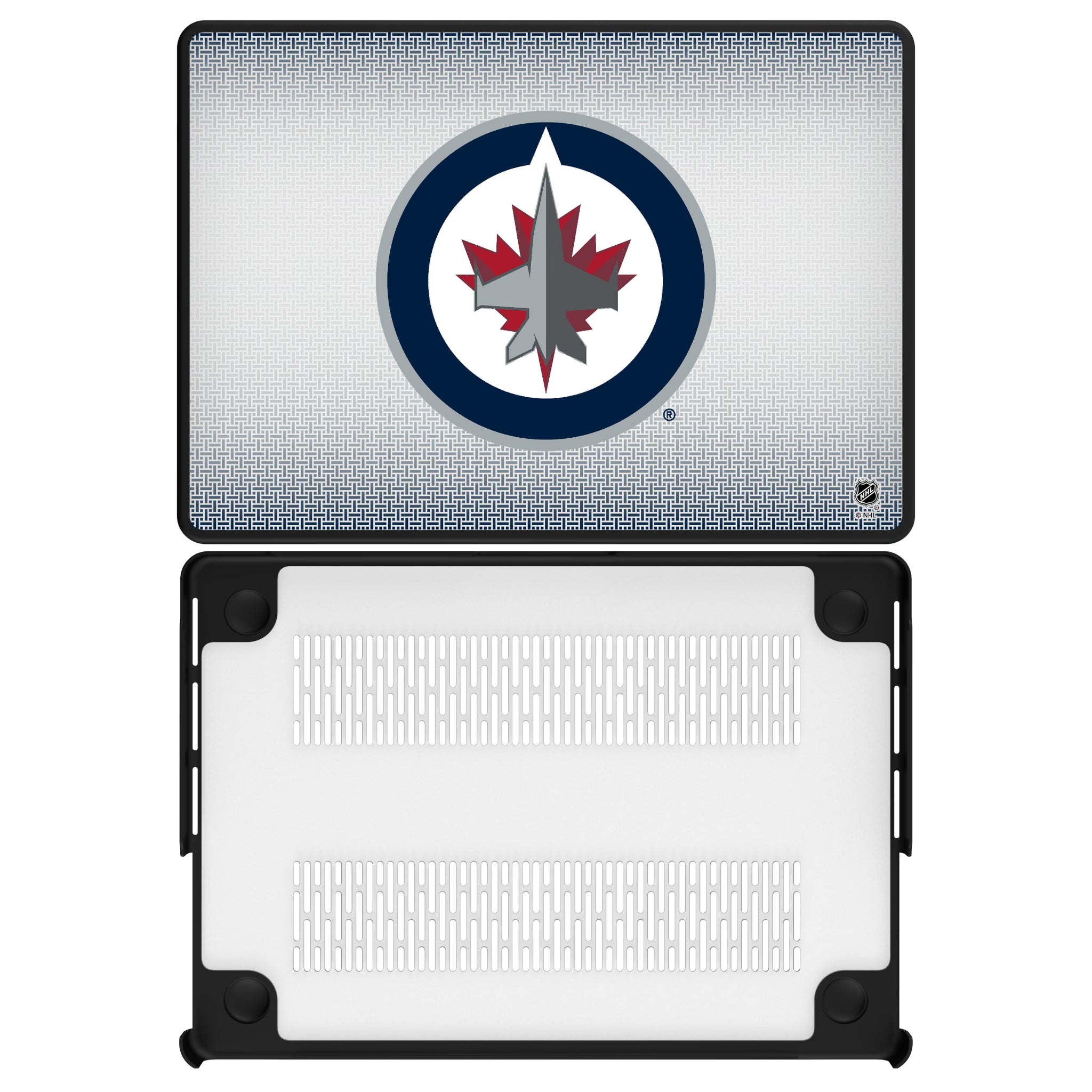 Winnipeg Jets Linen MacBook Laptop Case for Apple MacBook#Device_MacBook Pro (14-inch, 2021) / MacBook Pro (14-inch, 2023) / MacBook Pro (14-inch, 2024)