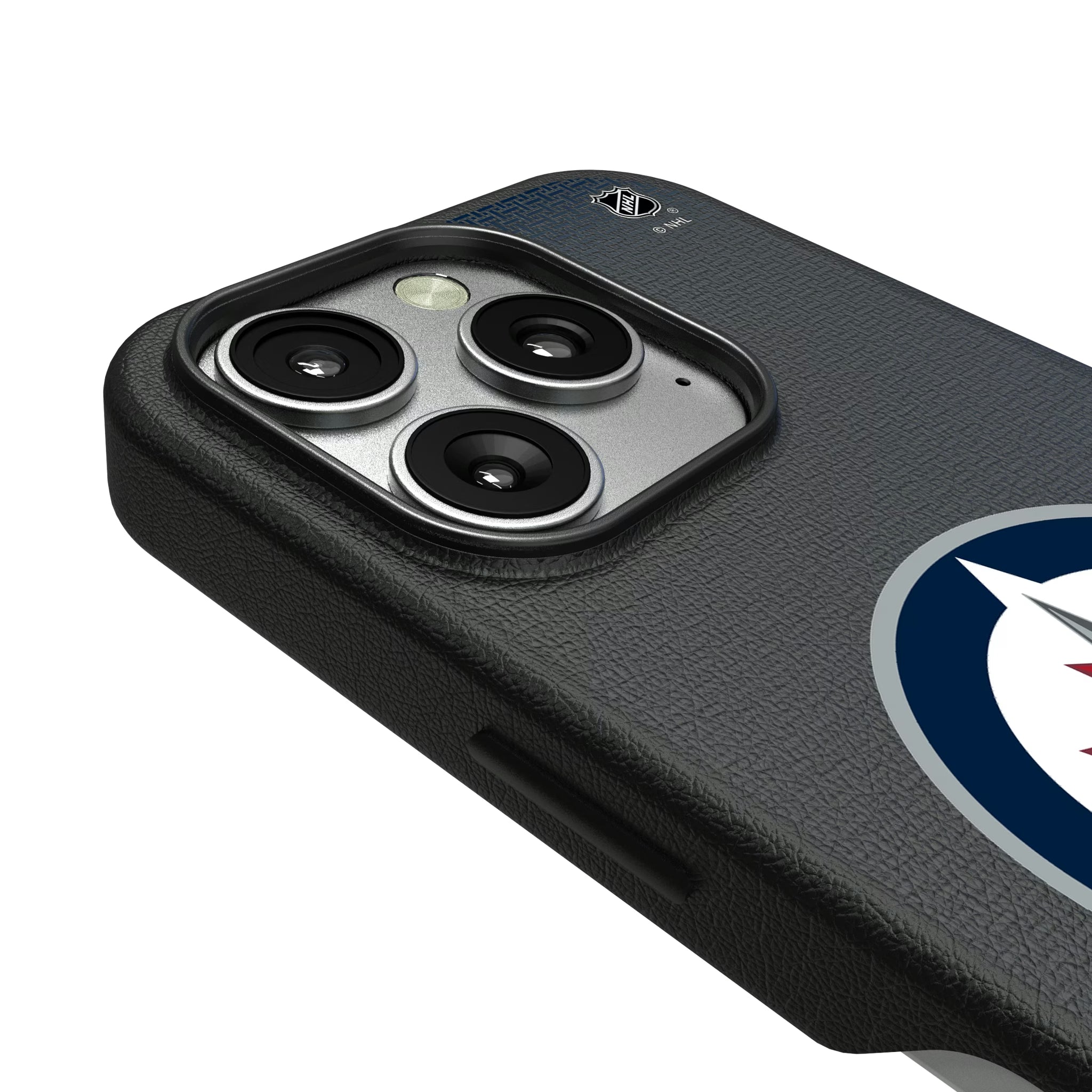 Winnipeg Jets Linen iPhone MagSafe Compatible Phone Case for Apple iPhone - Detail
