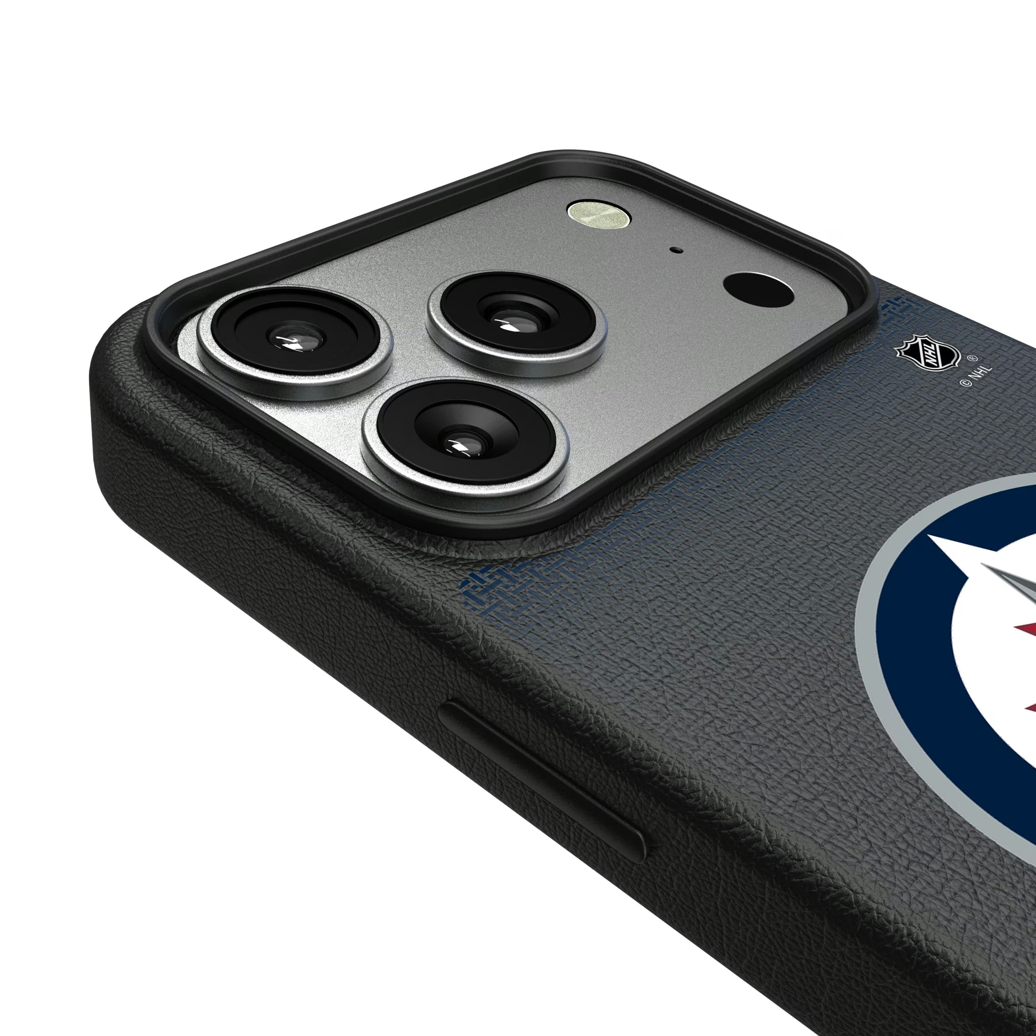 Winnipeg Jets Linen iPhone MagSafe Compatible Phone Case for Apple iPhone - Detail#Device_iPhone 17 Pro