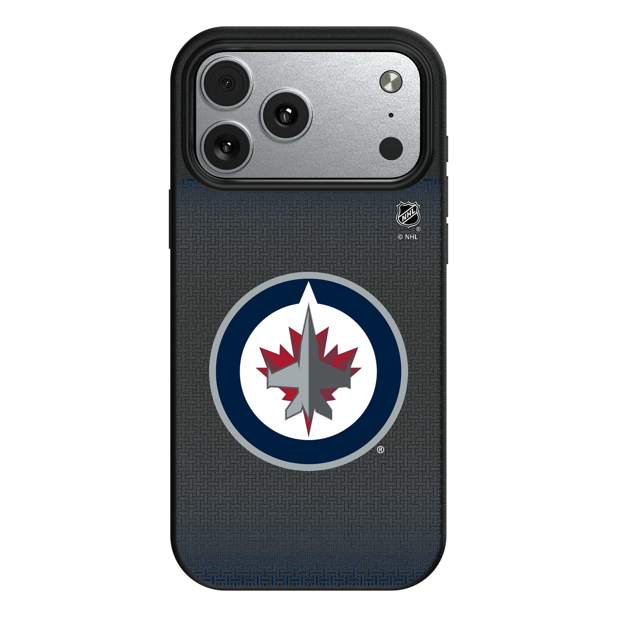 Winnipeg Jets Linen iPhone MagSafe Compatible Phone Case for Apple iPhone#Device_iPhone 17 Pro Max