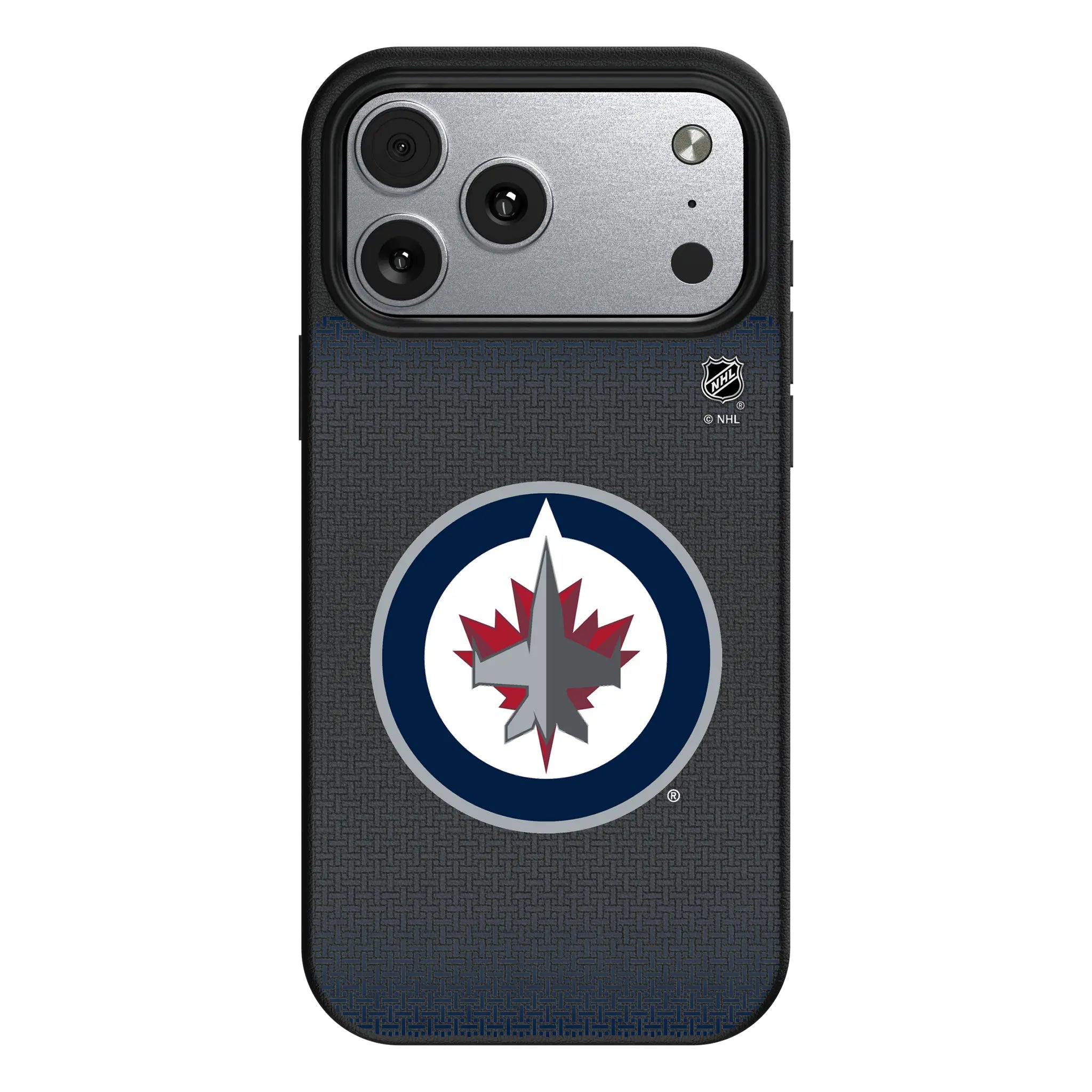 Winnipeg Jets Linen iPhone MagSafe Compatible Phone Case for Apple iPhone#Device_iPhone 17 Pro Max