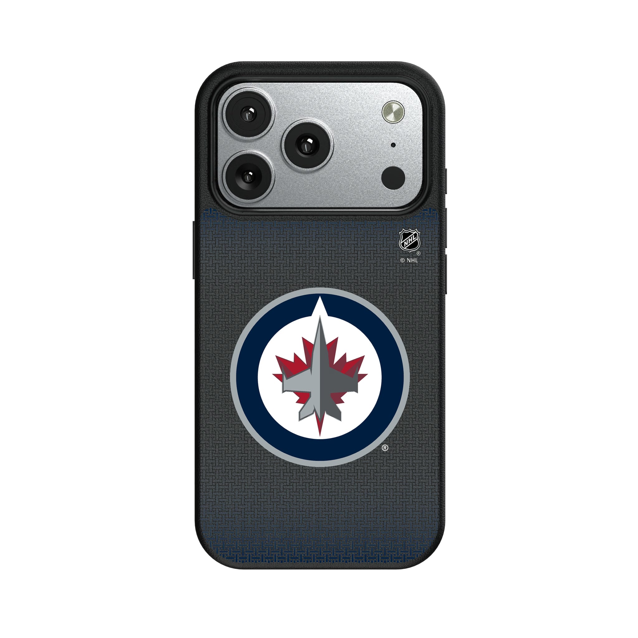 Winnipeg Jets Linen iPhone MagSafe Compatible Phone Case for Apple iPhone#Device_iPhone 17 Pro