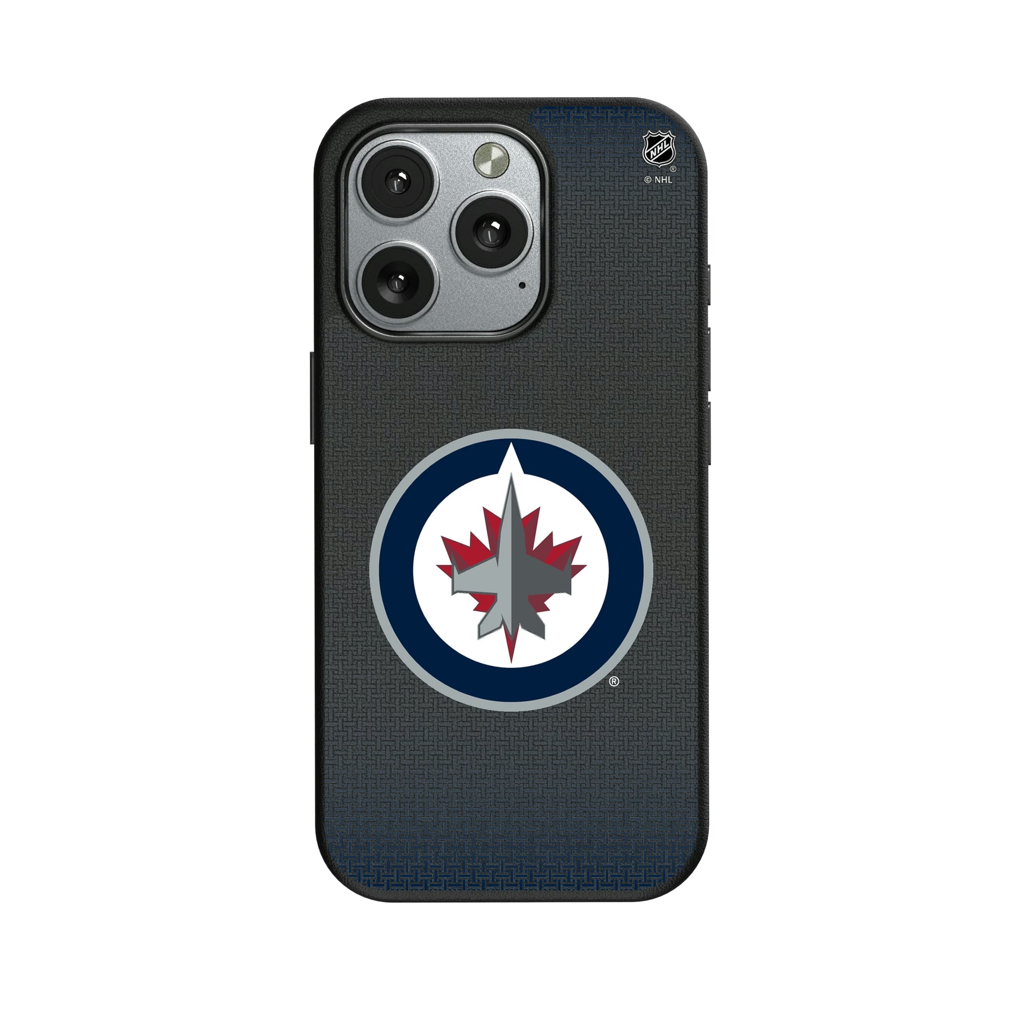 Winnipeg Jets Linen iPhone MagSafe Compatible Phone Case for Apple iPhone