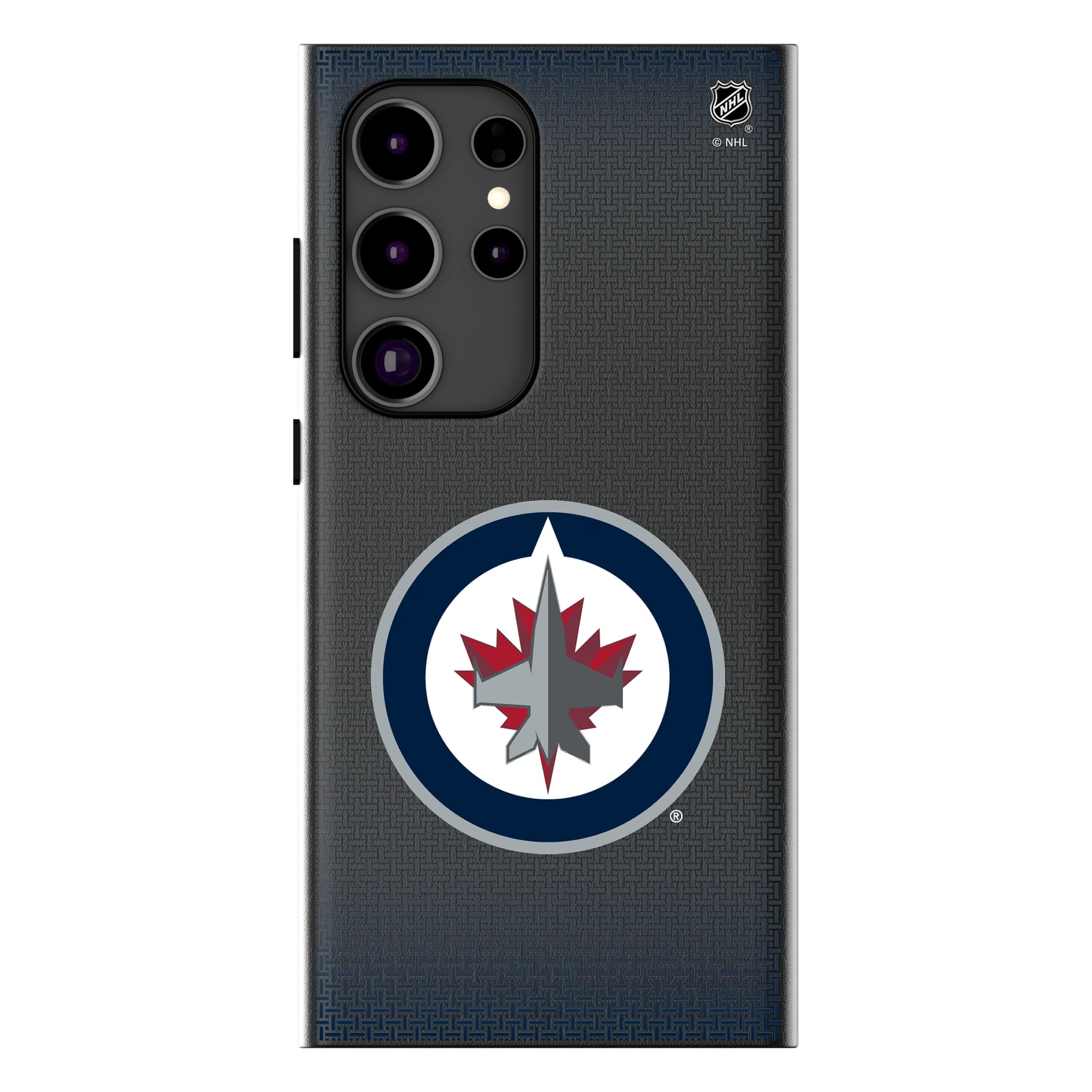 Winnipeg Jets Linen Galaxy MagSafe Compatible Phone Case for Samsung Galaxy