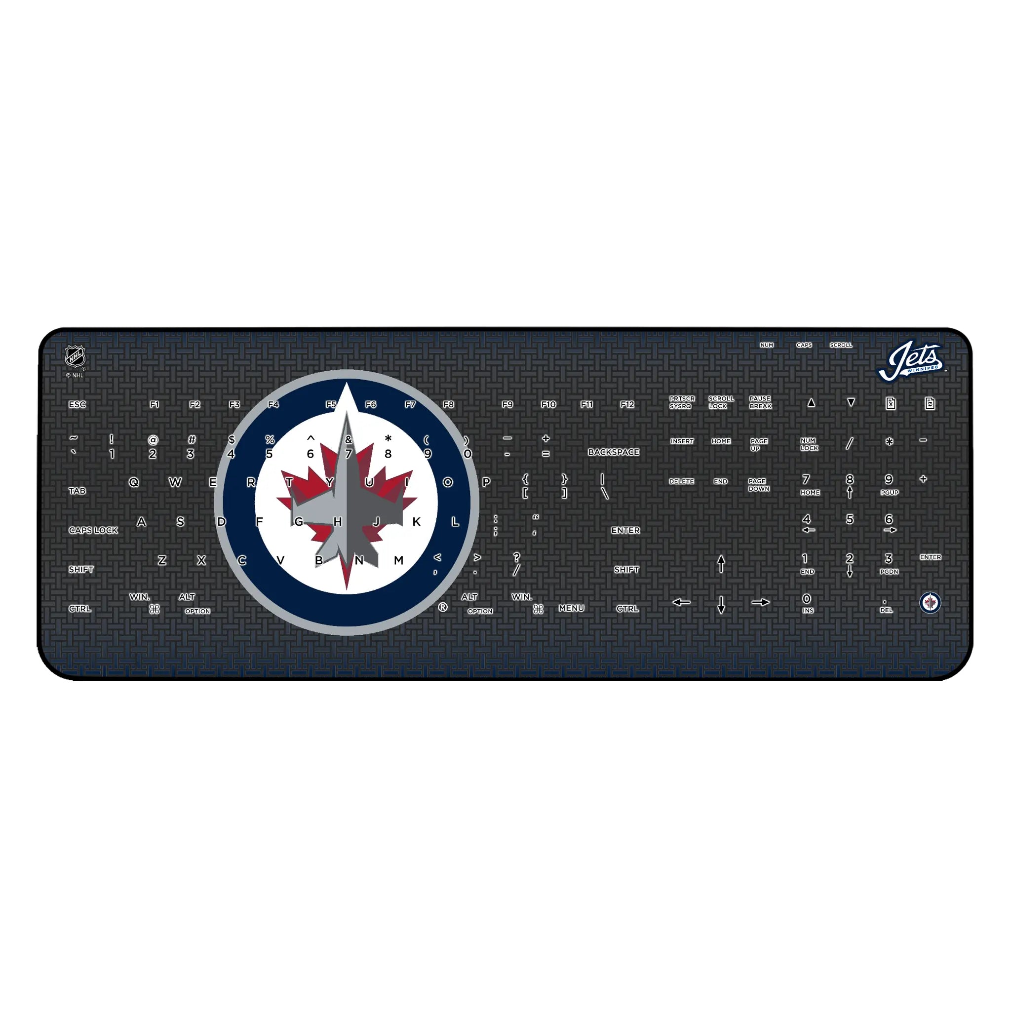 Winnipeg Jets Linen Wireless USB Keyboard