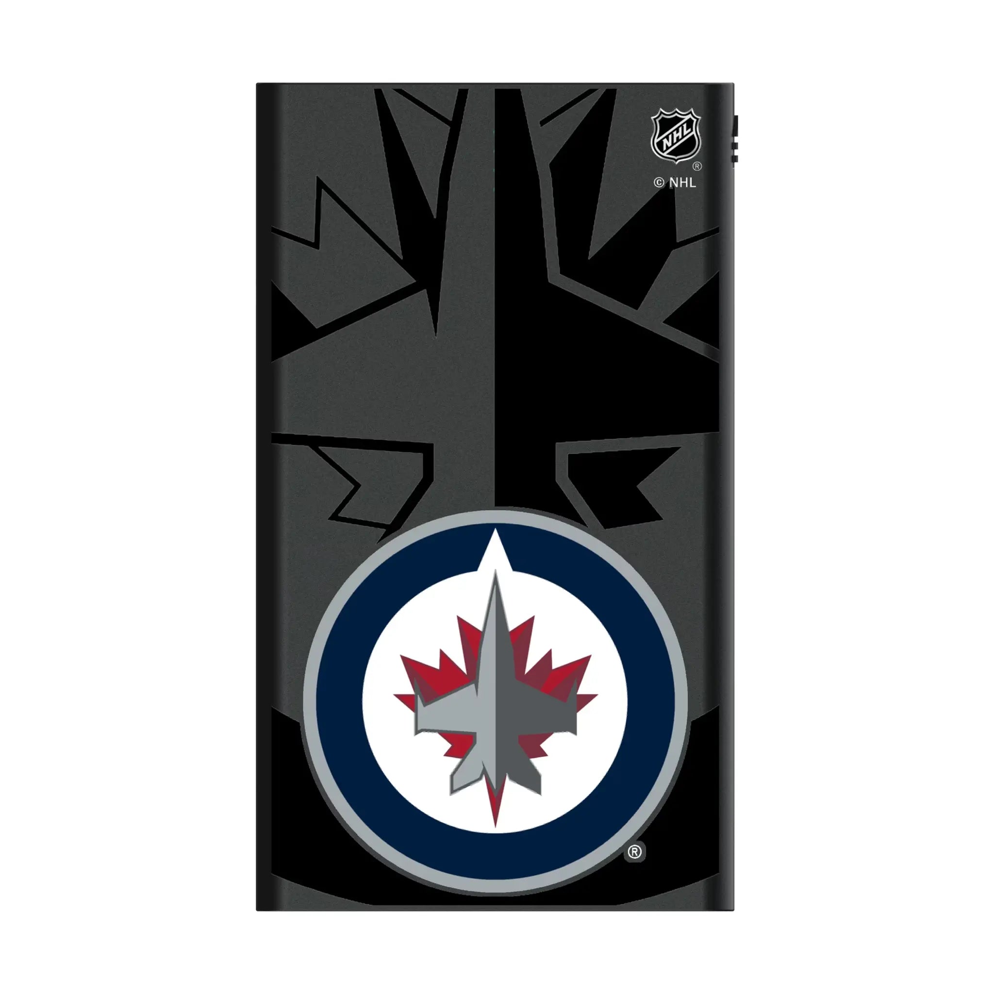 Winnipeg Jets Monocolor Tilt 5000mAh Flat Power Bank