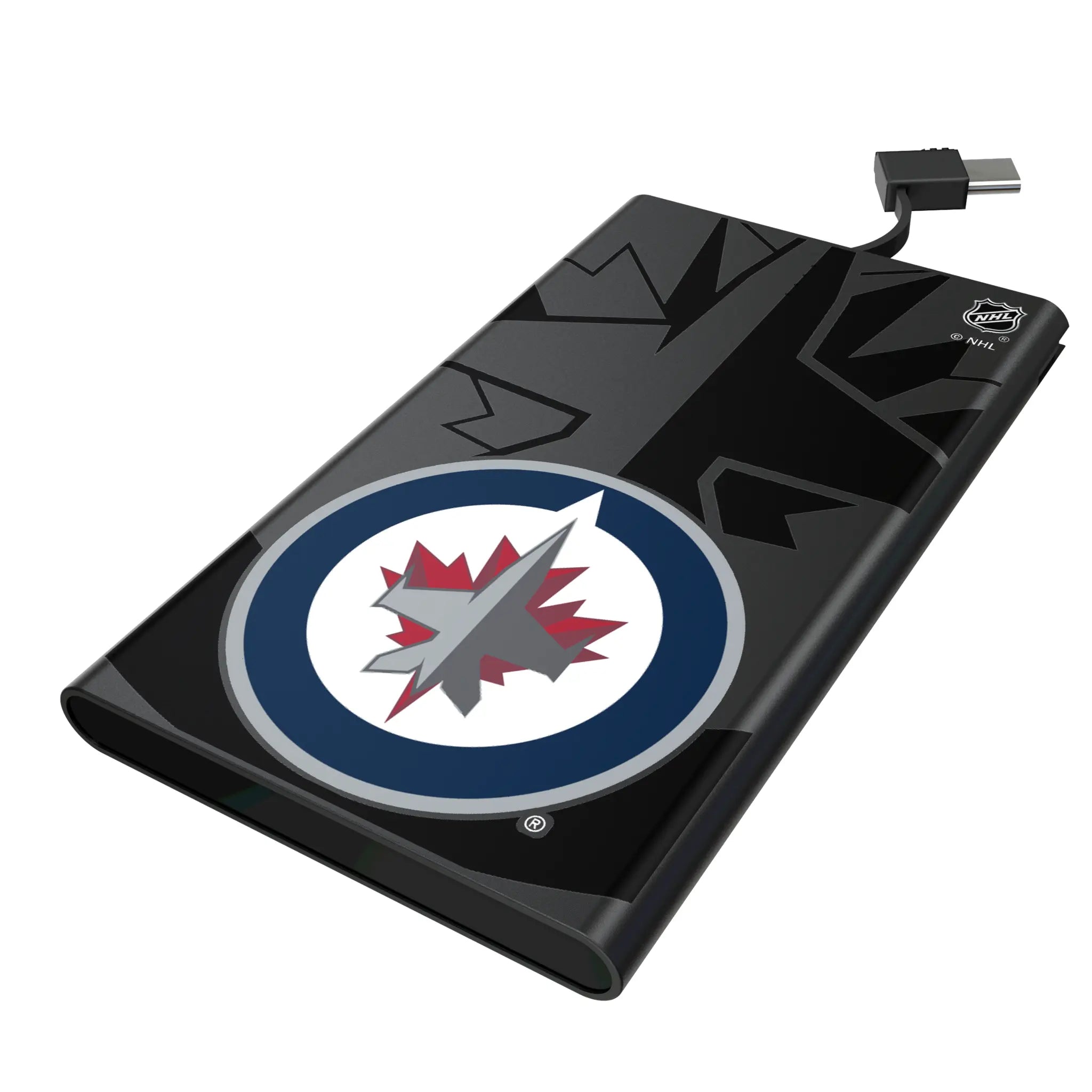 Winnipeg Jets Monocolor Tilt 5000mAh Flat Power Bank