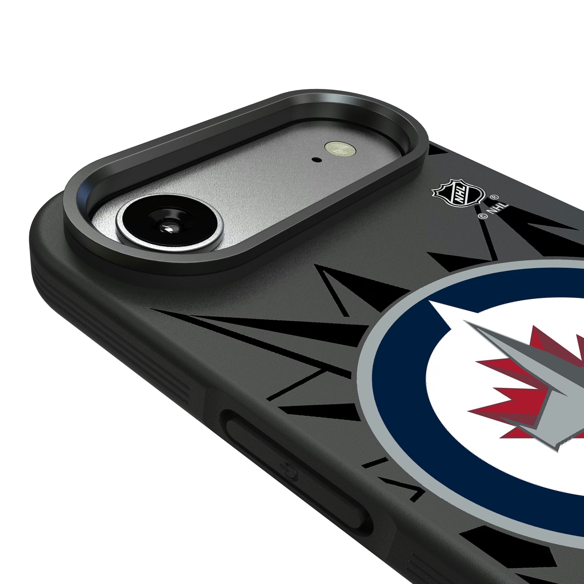 Winnipeg Jets Monocolor Tilt iPhone Bump Phone Case for Apple iPhone - Detail#Device_iPhone Air