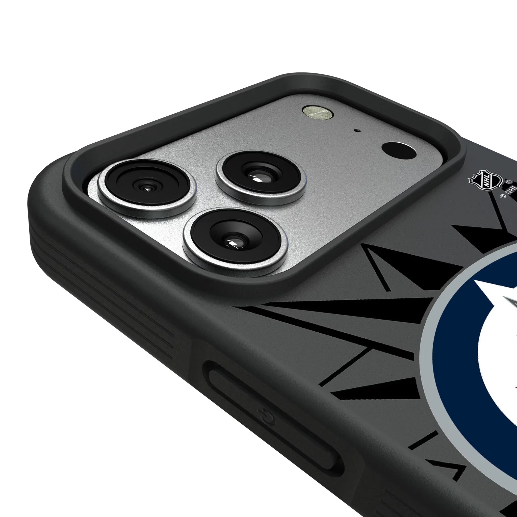 Winnipeg Jets Monocolor Tilt iPhone Bump Phone Case for Apple iPhone - Detail#Device_iPhone 17 Pro Max
