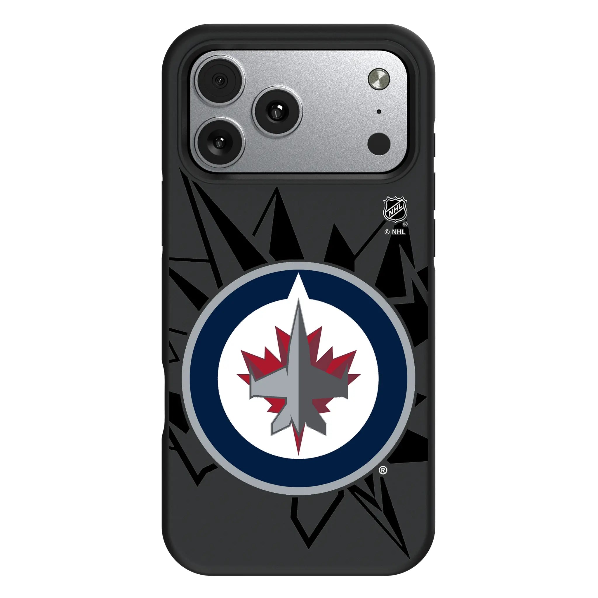 Winnipeg Jets Monocolor Tilt iPhone Bump Phone Case for Apple iPhone#Device_iPhone 17 Pro Max