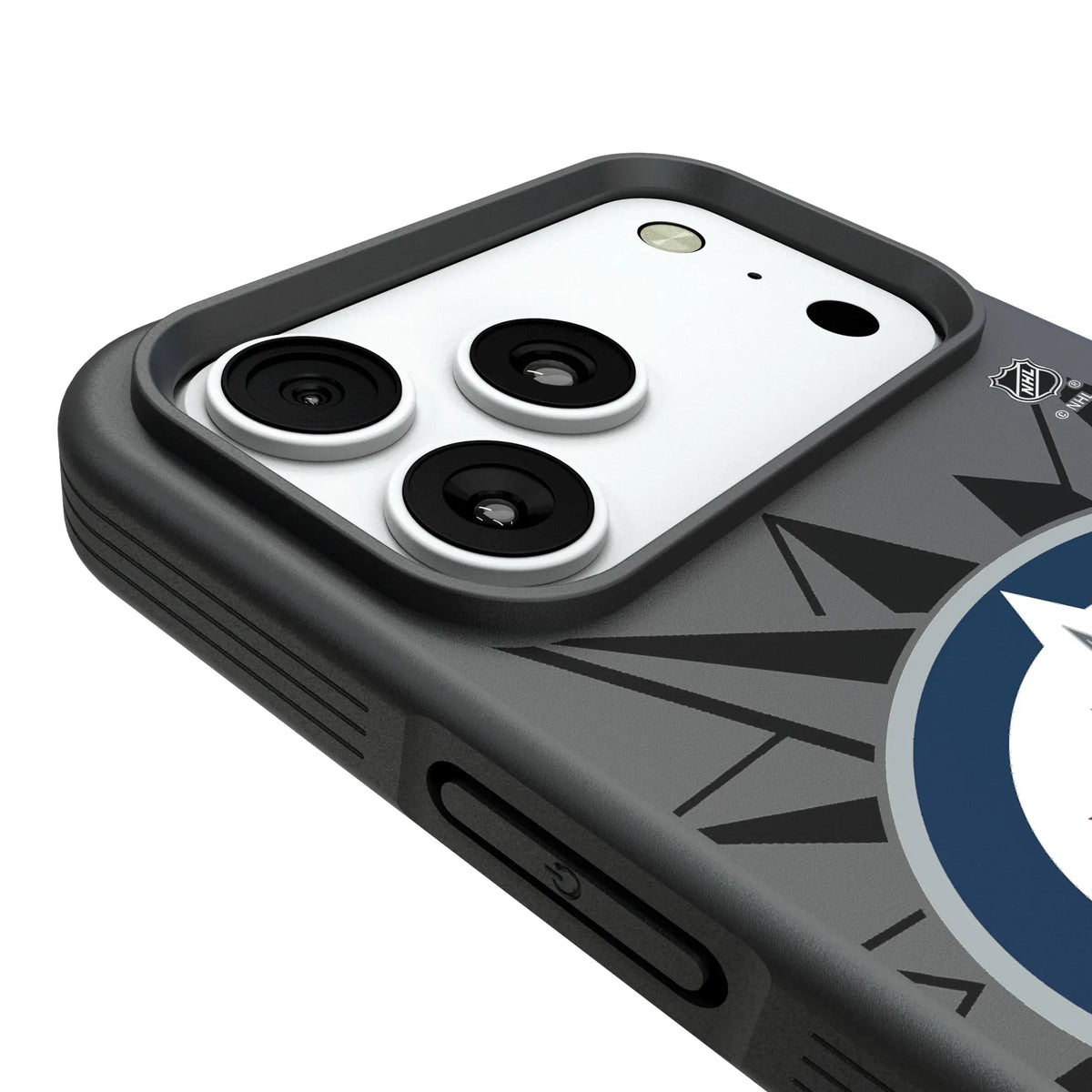 Winnipeg Jets Monocolor Tilt iPhone Bump Phone Case for Apple iPhone - Detail#Device_iPhone 18 Pro Max