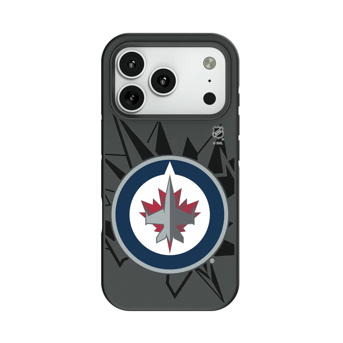 Winnipeg Jets Monocolor Tilt Bump Phone Case for Apple iPhone