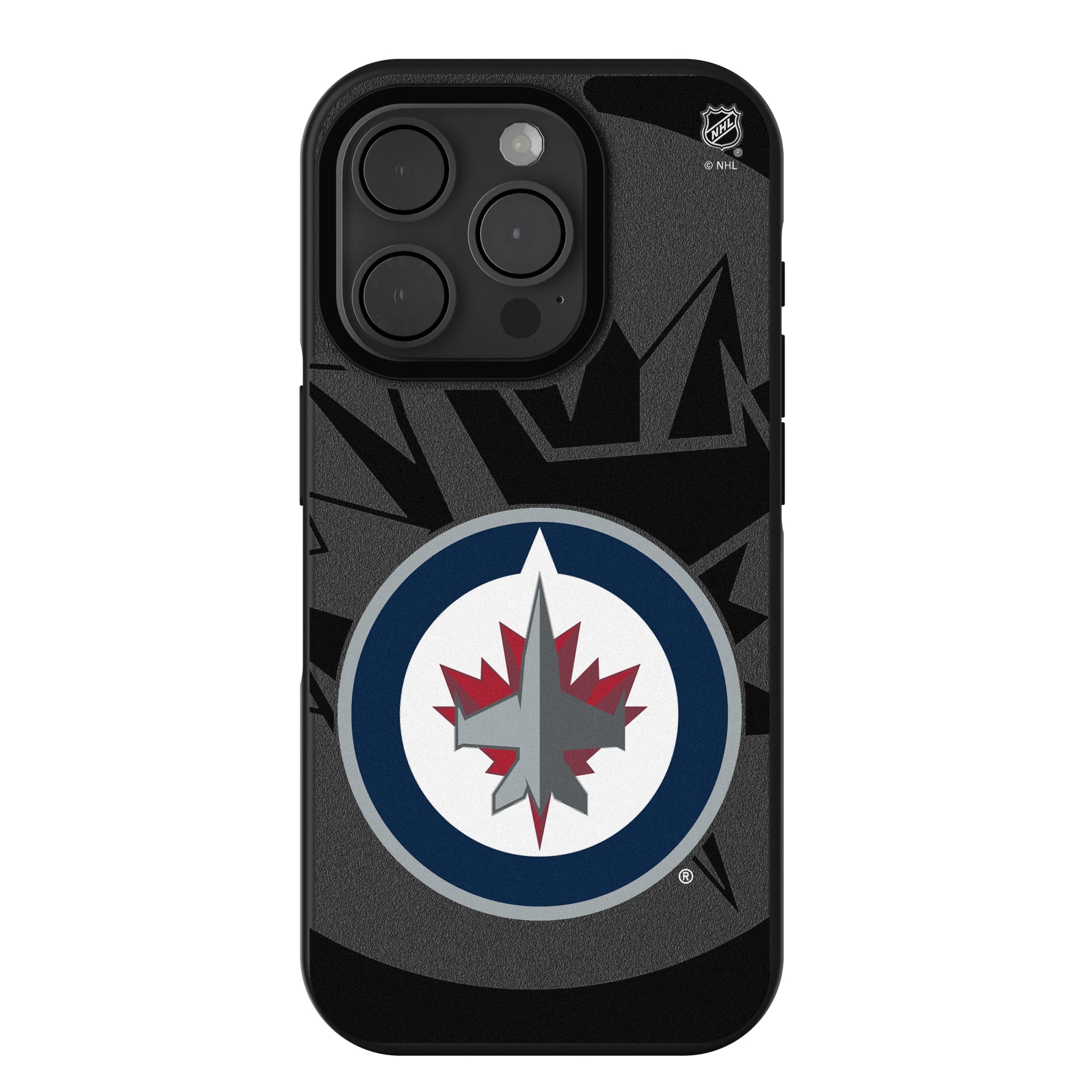 Winnipeg Jets Monocolor Tilt iPhone Bump Phone Case for Apple iPhone