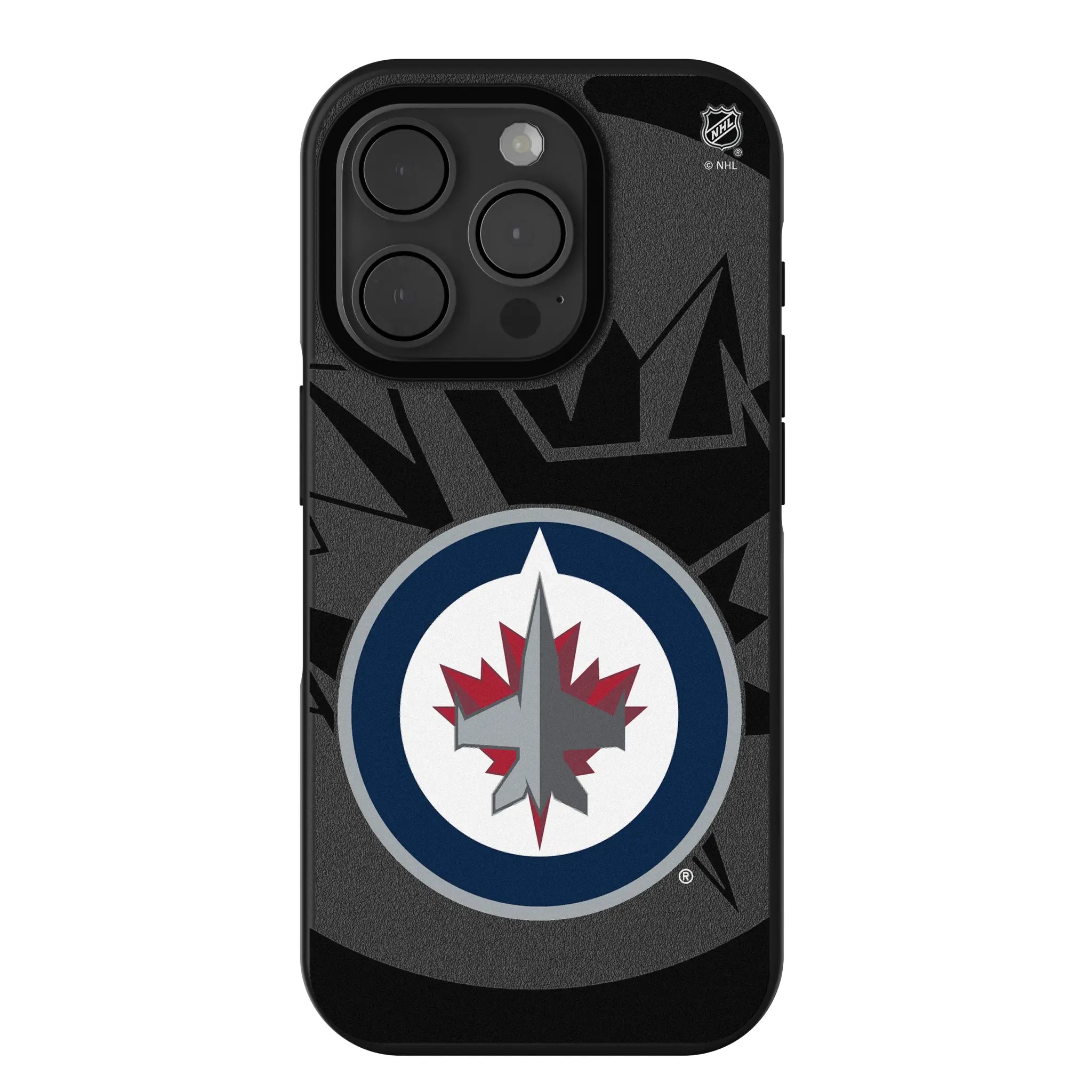 Winnipeg Jets Monocolor Tilt iPhone Bump Phone Case for Apple iPhone