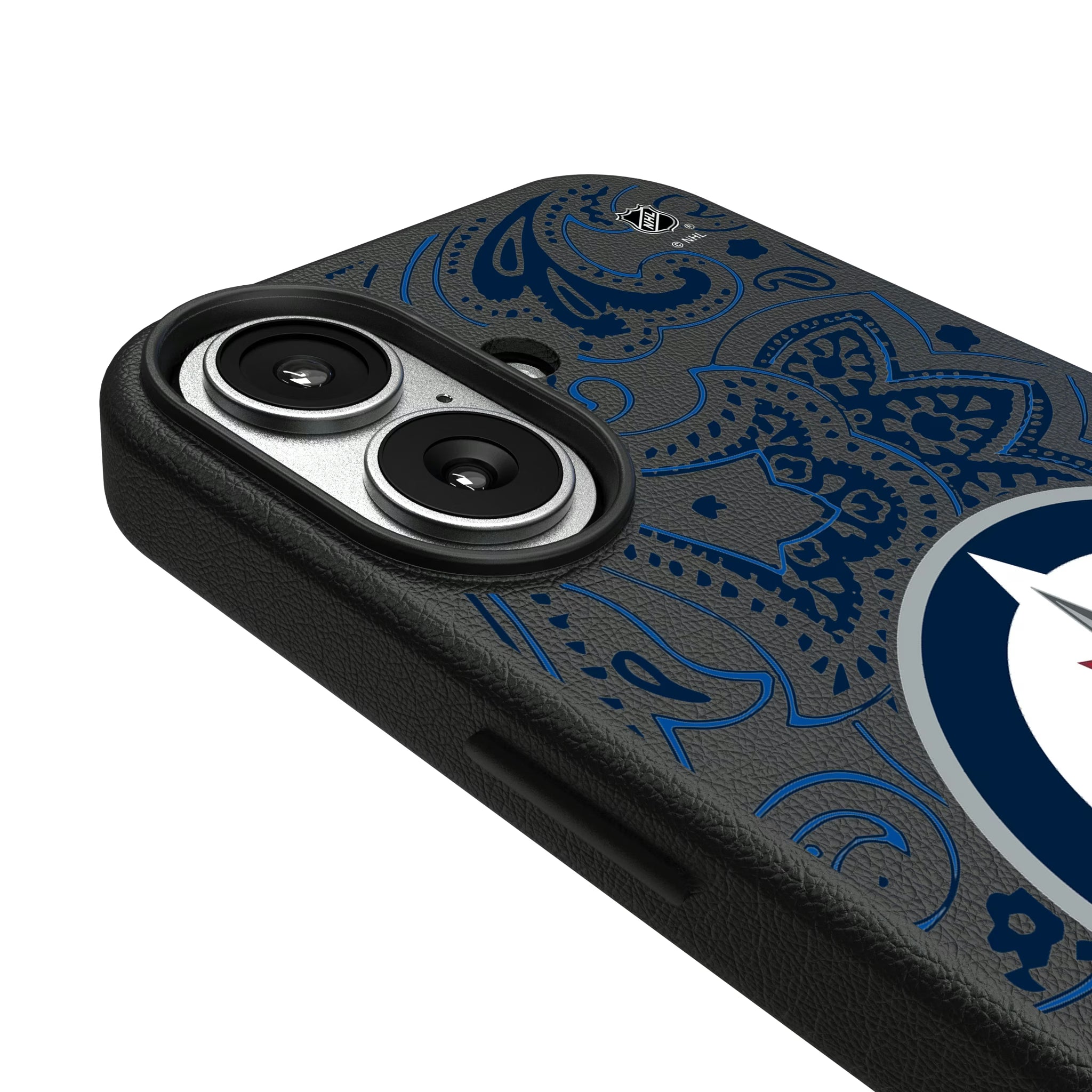 Winnipeg Jets Paisley iPhone MagSafe Compatible Phone Case for Apple iPhone - Detail#Device_iPhone 17