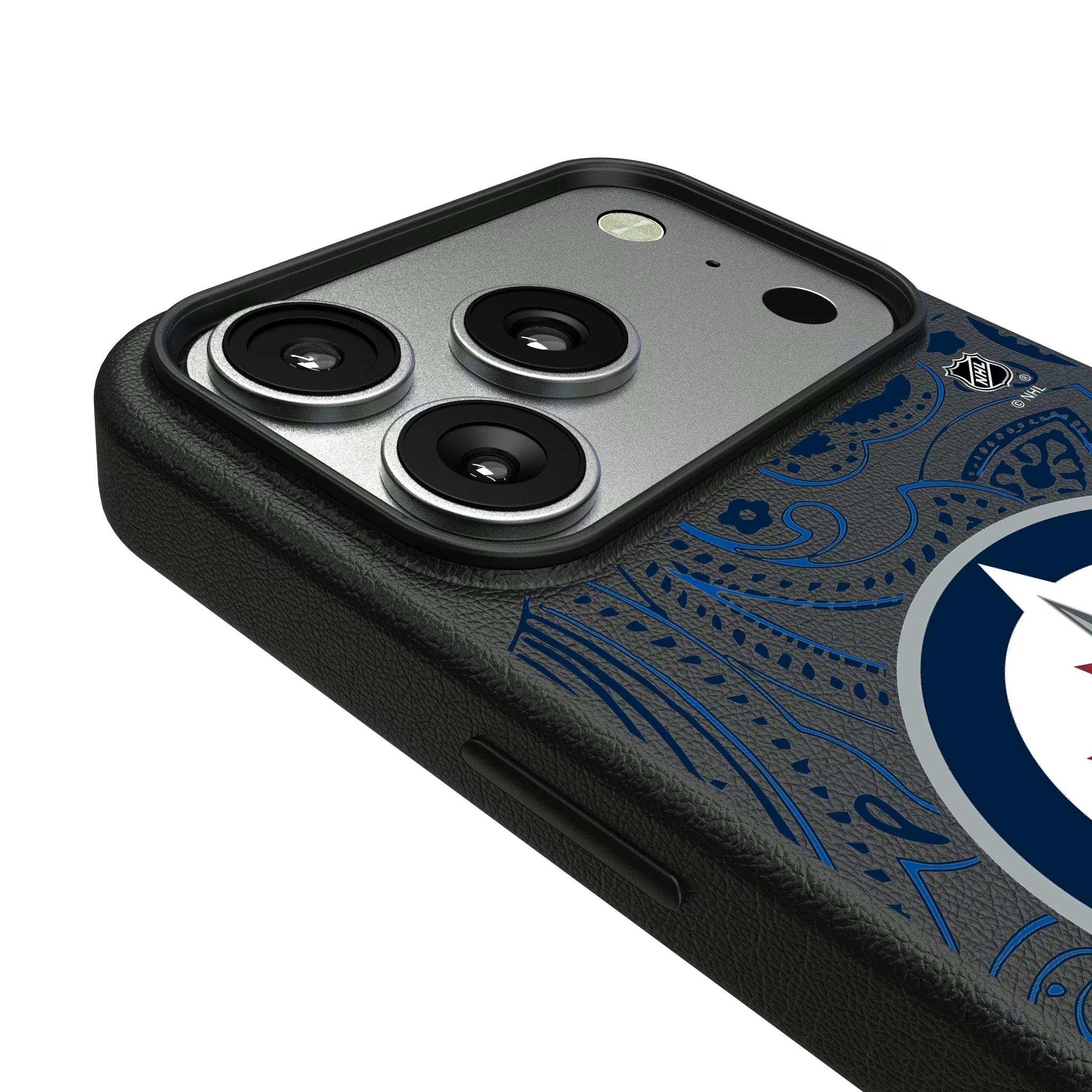 Winnipeg Jets Paisley iPhone MagSafe Compatible Phone Case for Apple iPhone - Detail#Device_iPhone 17 Pro
