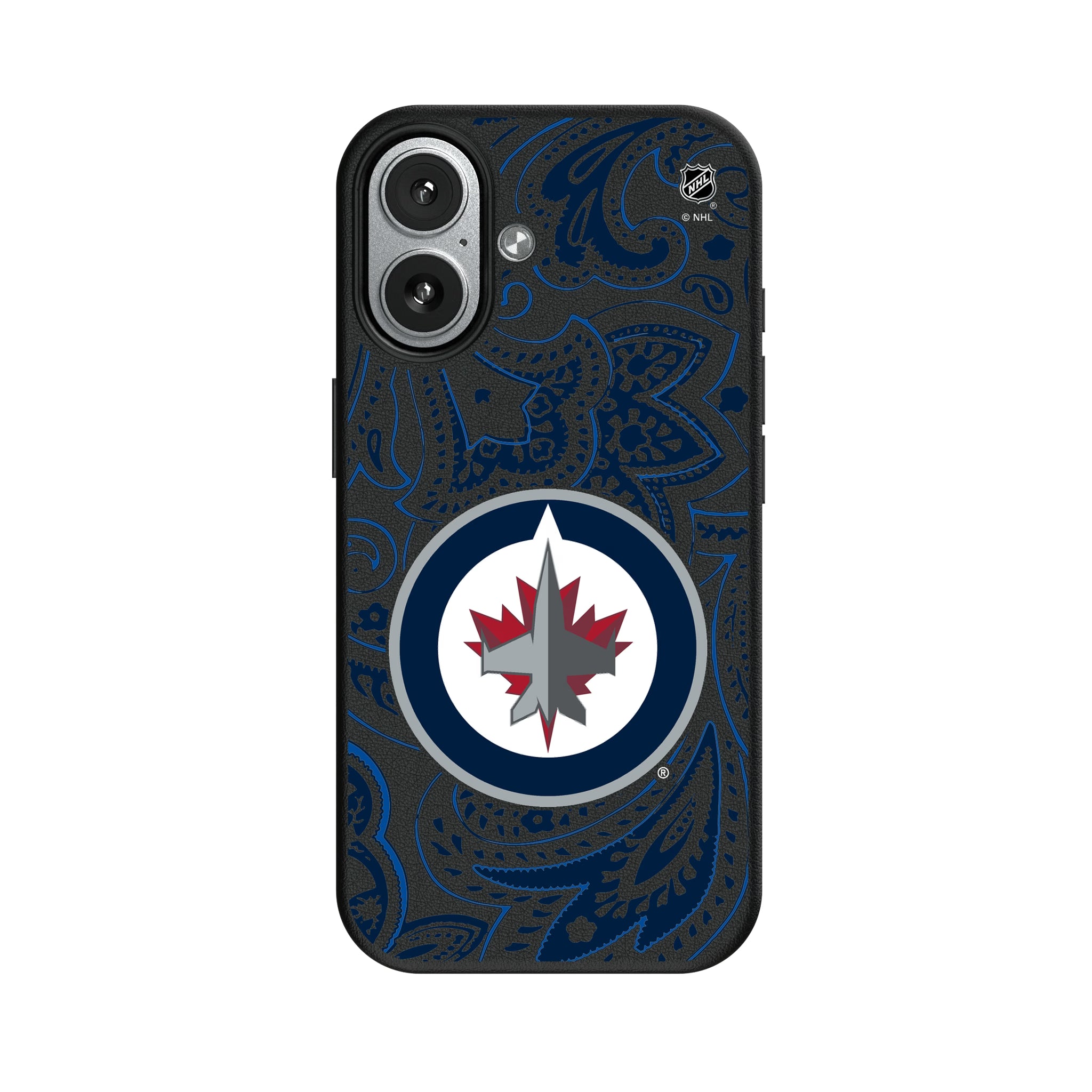 Winnipeg Jets Paisley iPhone MagSafe Compatible Phone Case for Apple iPhone#Device_iPhone 17