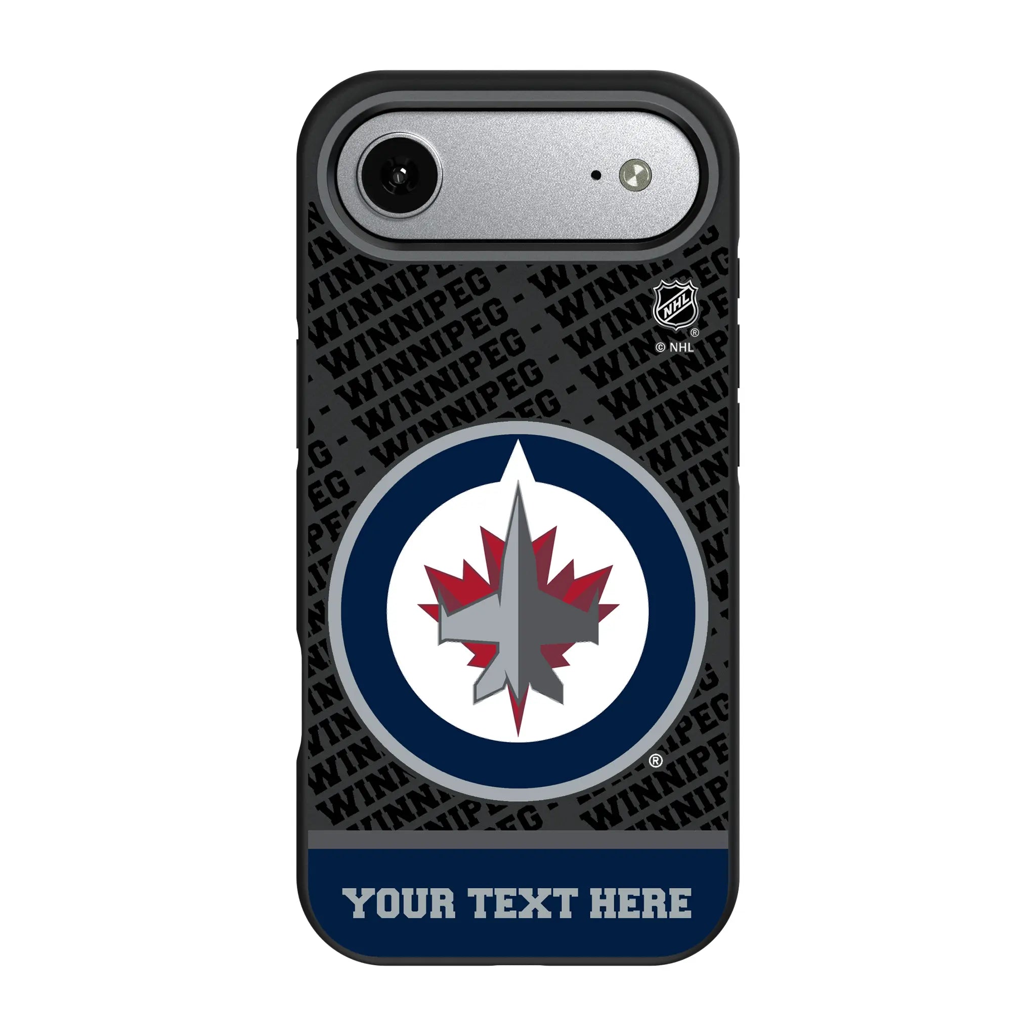 Winnipeg Jets Personalized EndZone Plus iPhone Bump Phone Case for Apple iPhone#Device_iPhone Air