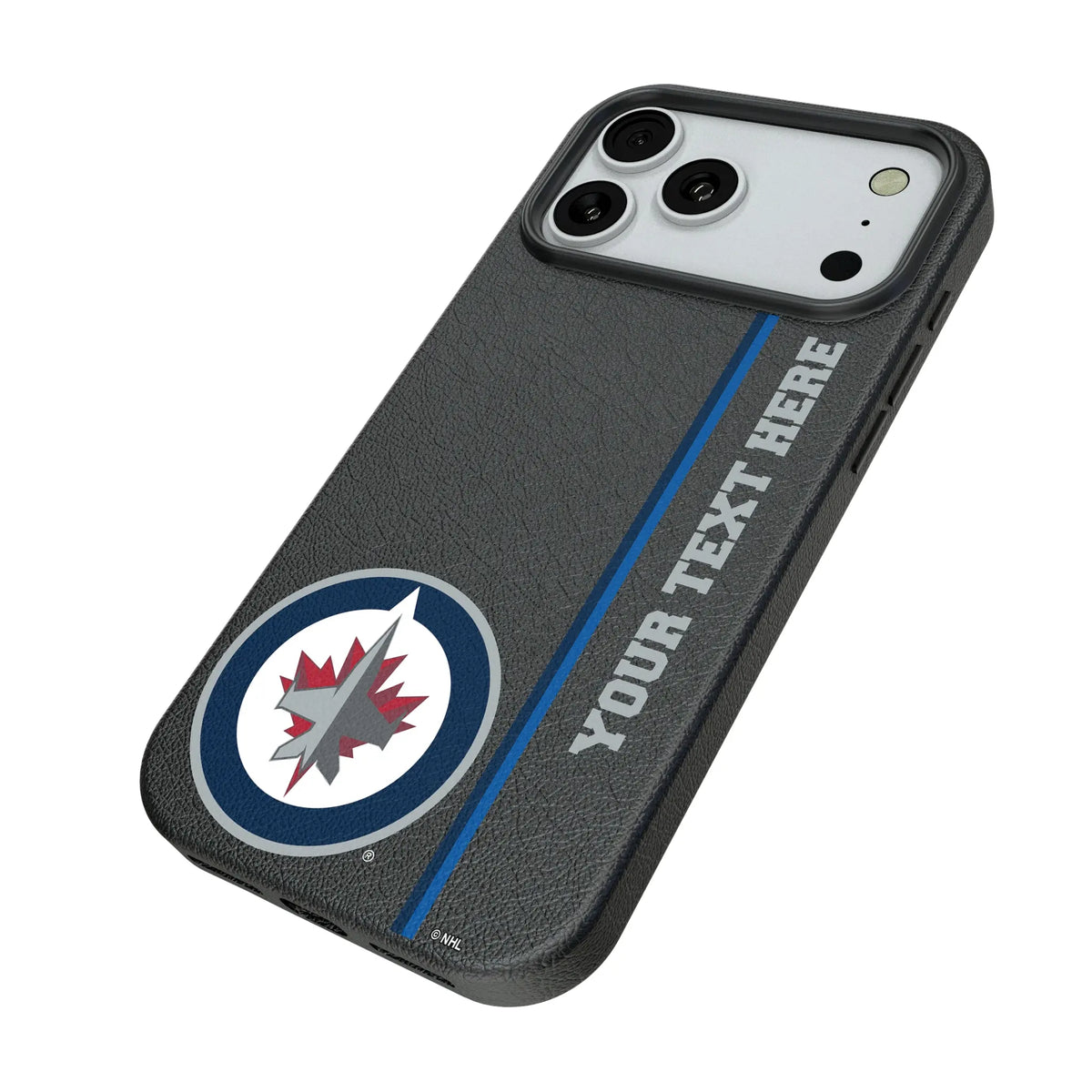 Winnipeg Jets Personalized Sidebard iPhone MagSafe Compatible Phone Case for Apple iPhone - Isometric View#Device_iPhone 18 Pro Max