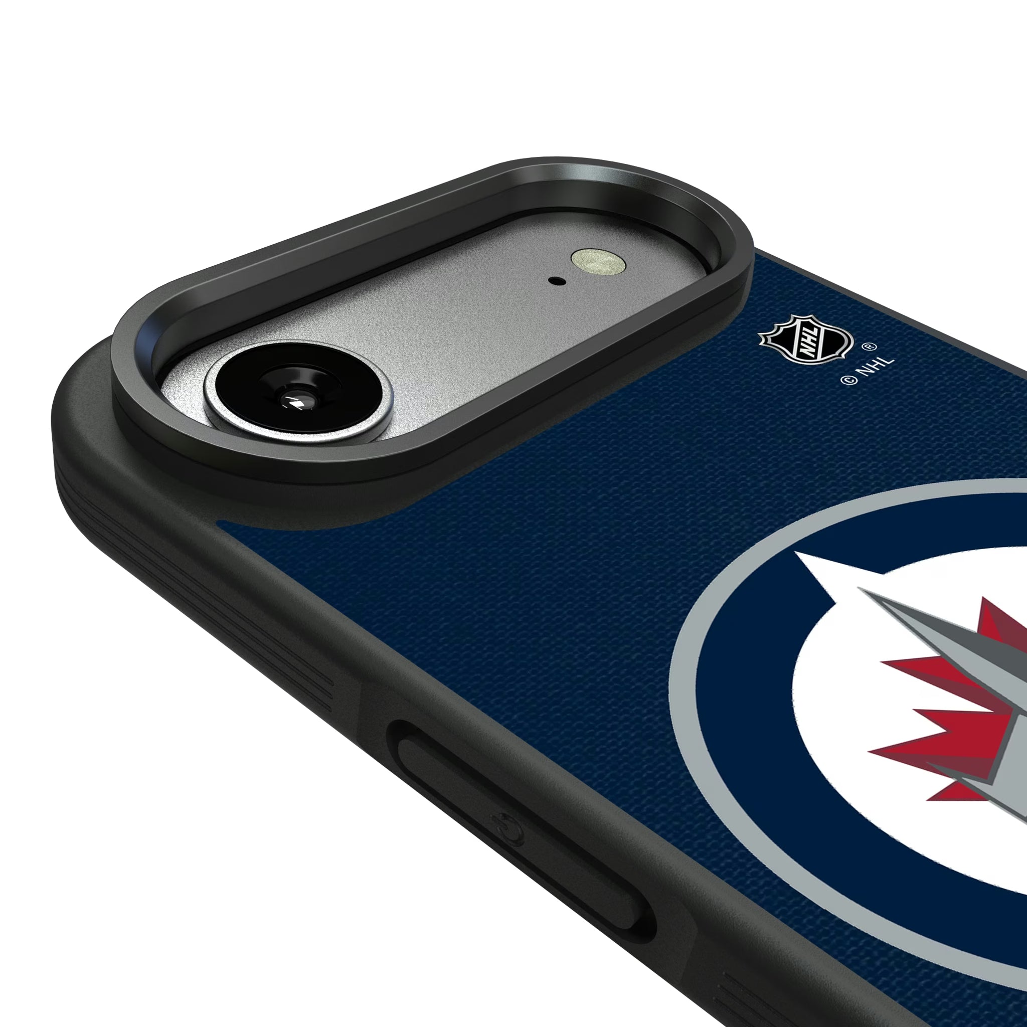 Winnipeg Jets Personalized Stripe iPhone Bump Phone Case for Apple iPhone - Detail#Device_iPhone Air