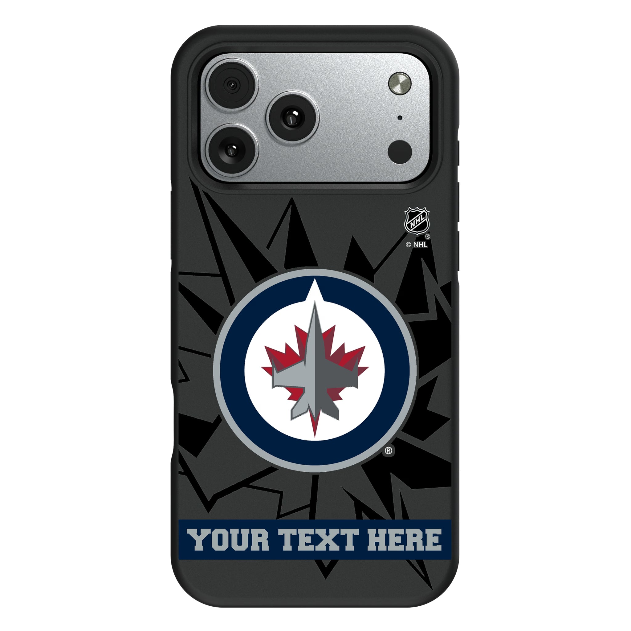 Winnipeg Jets Personalized Tilt iPhone Bump Phone Case for Apple iPhone#Device_iPhone 17 Pro Max