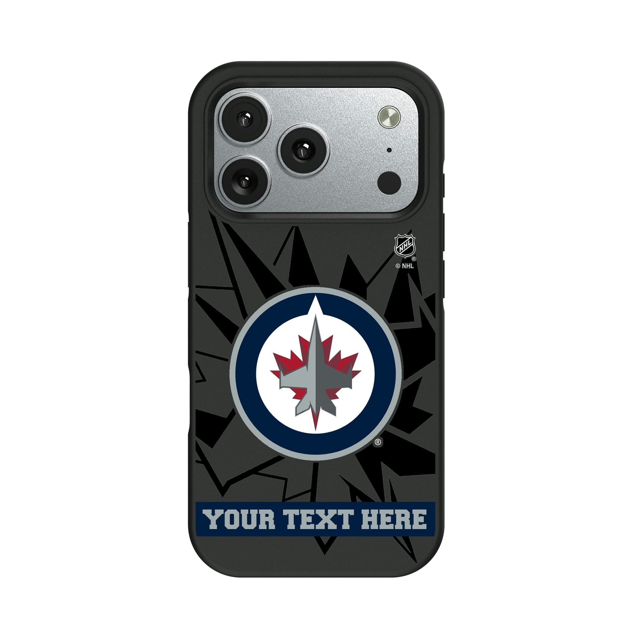 Winnipeg Jets Personalized Tilt iPhone Bump Phone Case for Apple iPhone#Device_iPhone 17 Pro