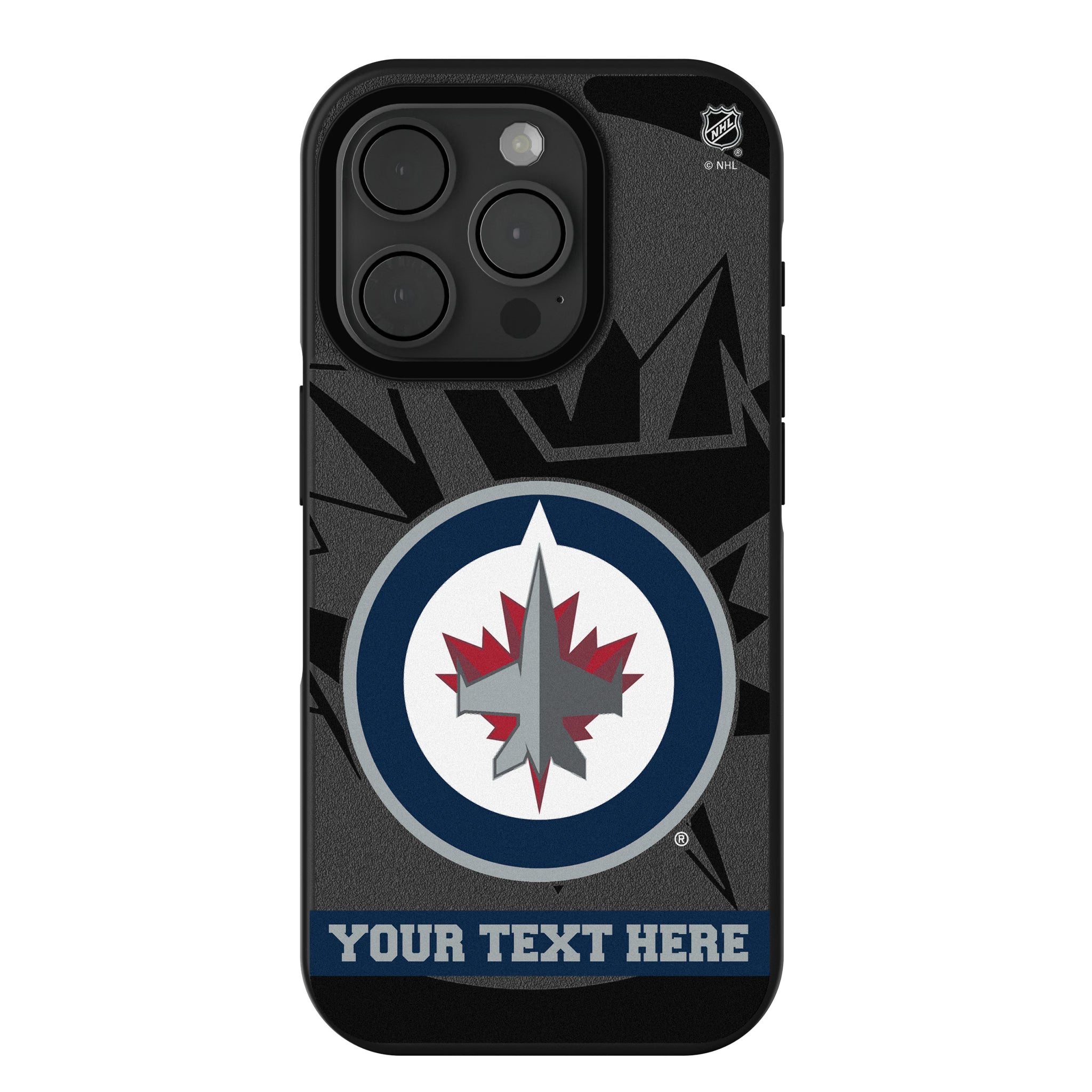 Winnipeg Jets Personalized Tilt iPhone Bump Phone Case for Apple iPhone