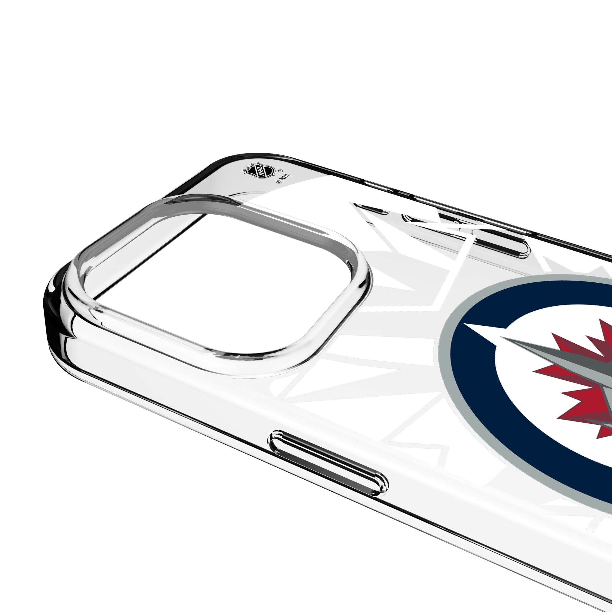Winnipeg Jets Personalized Tilt iPhone Clear Phone Case for Apple iPhone - Detail