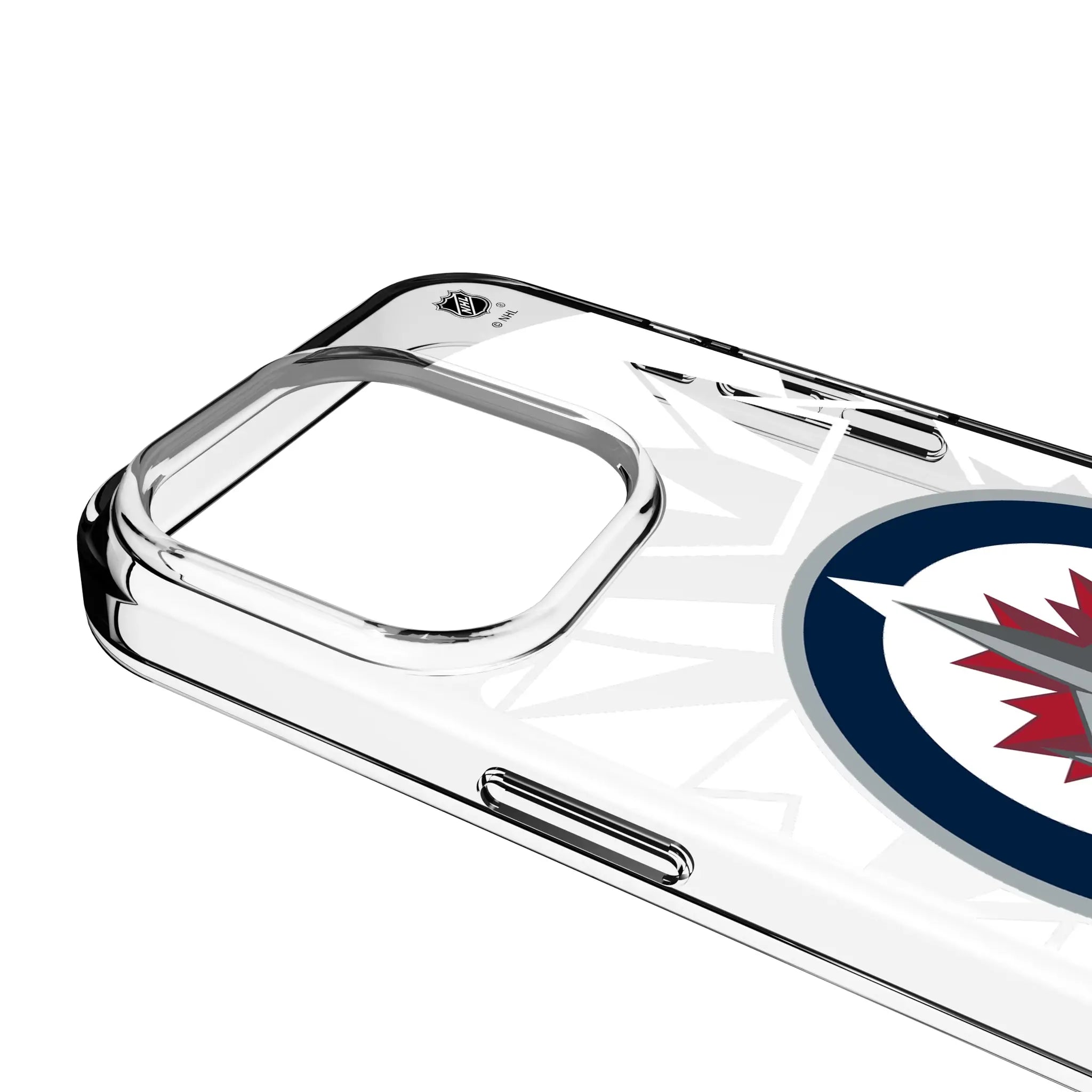 Winnipeg Jets Personalized Tilt iPhone Clear Phone Case for Apple iPhone - Detail