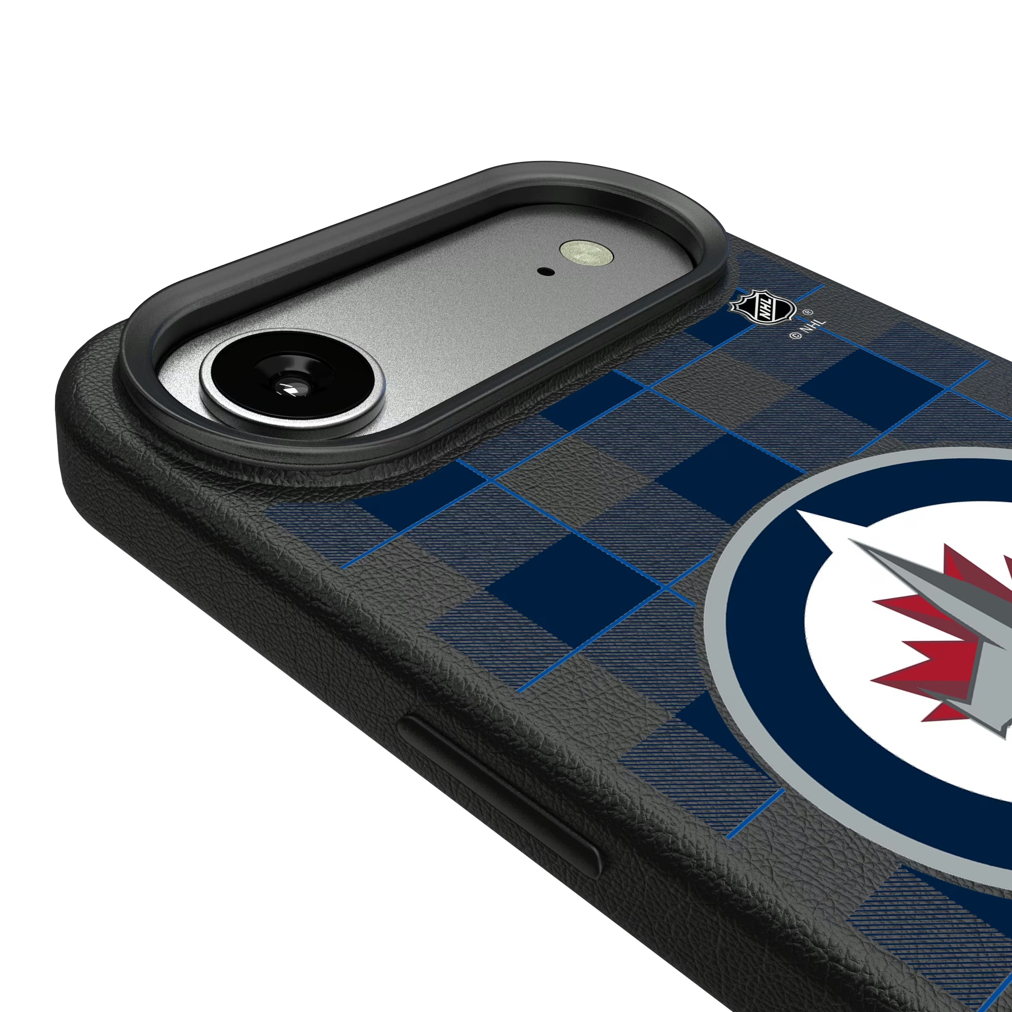 Winnipeg Jets Plaid iPhone MagSafe Compatible Phone Case for Apple iPhone - Detail#Device_iPhone Air