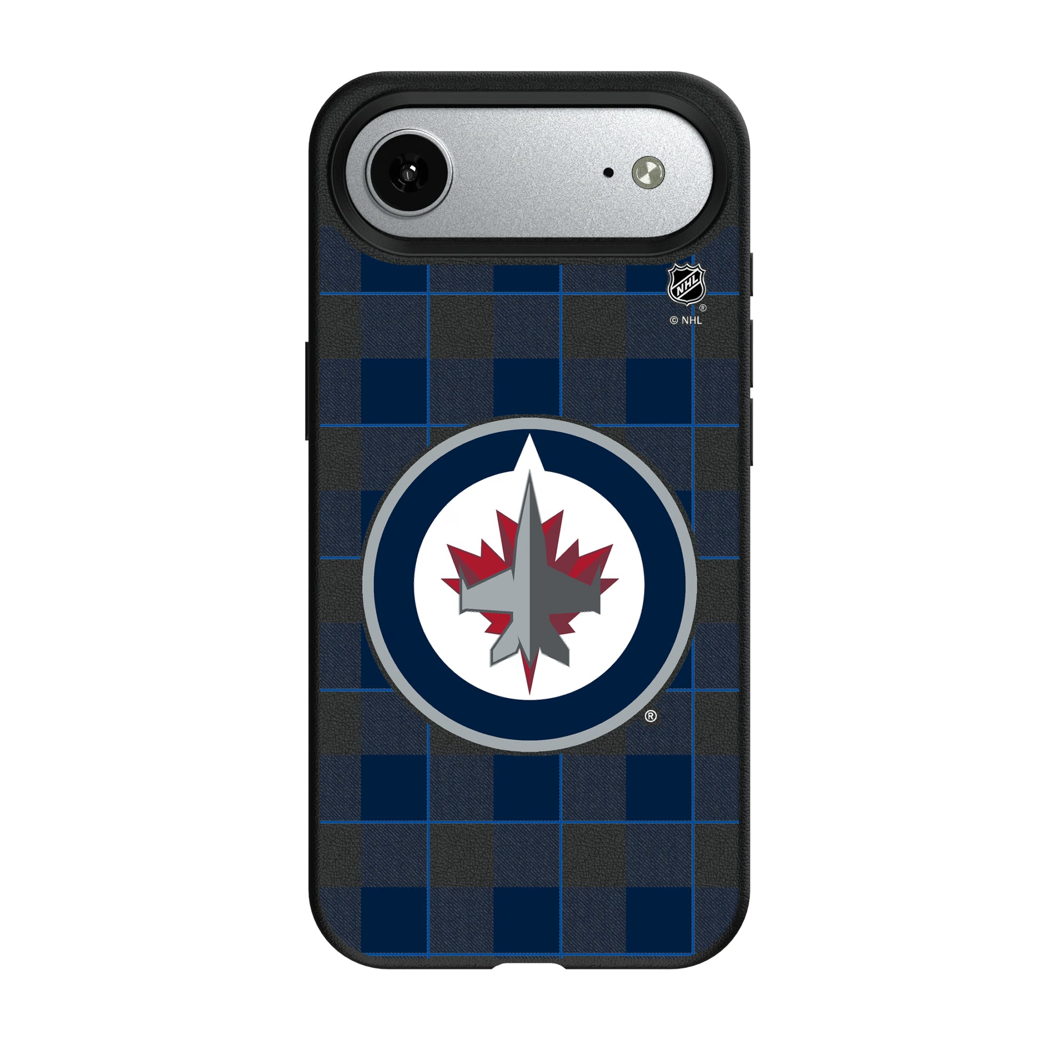 Winnipeg Jets Plaid iPhone MagSafe Compatible Phone Case for Apple iPhone#Device_iPhone Air