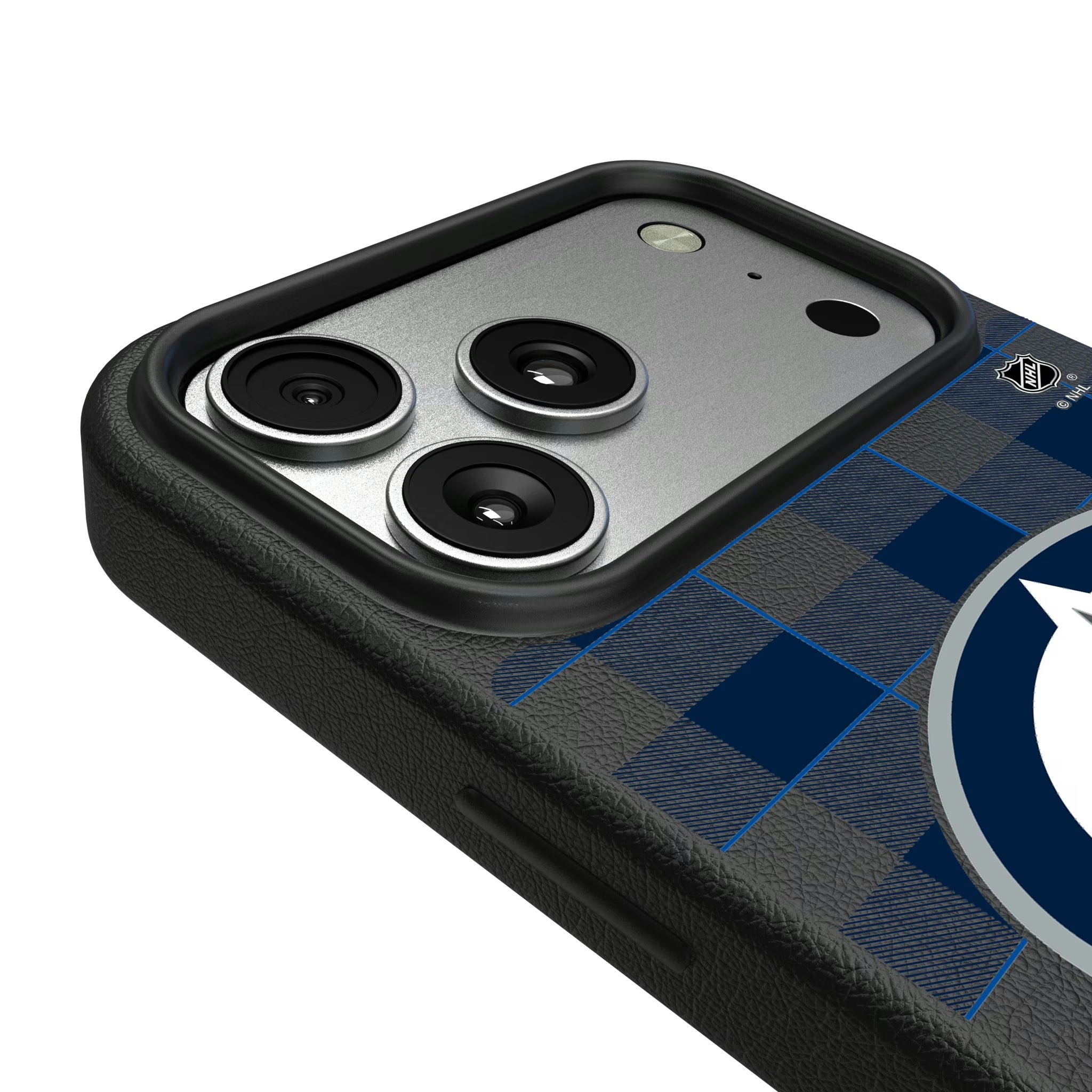 Winnipeg Jets Plaid iPhone MagSafe Compatible Phone Case for Apple iPhone - Detail#Device_iPhone 17 Pro Max