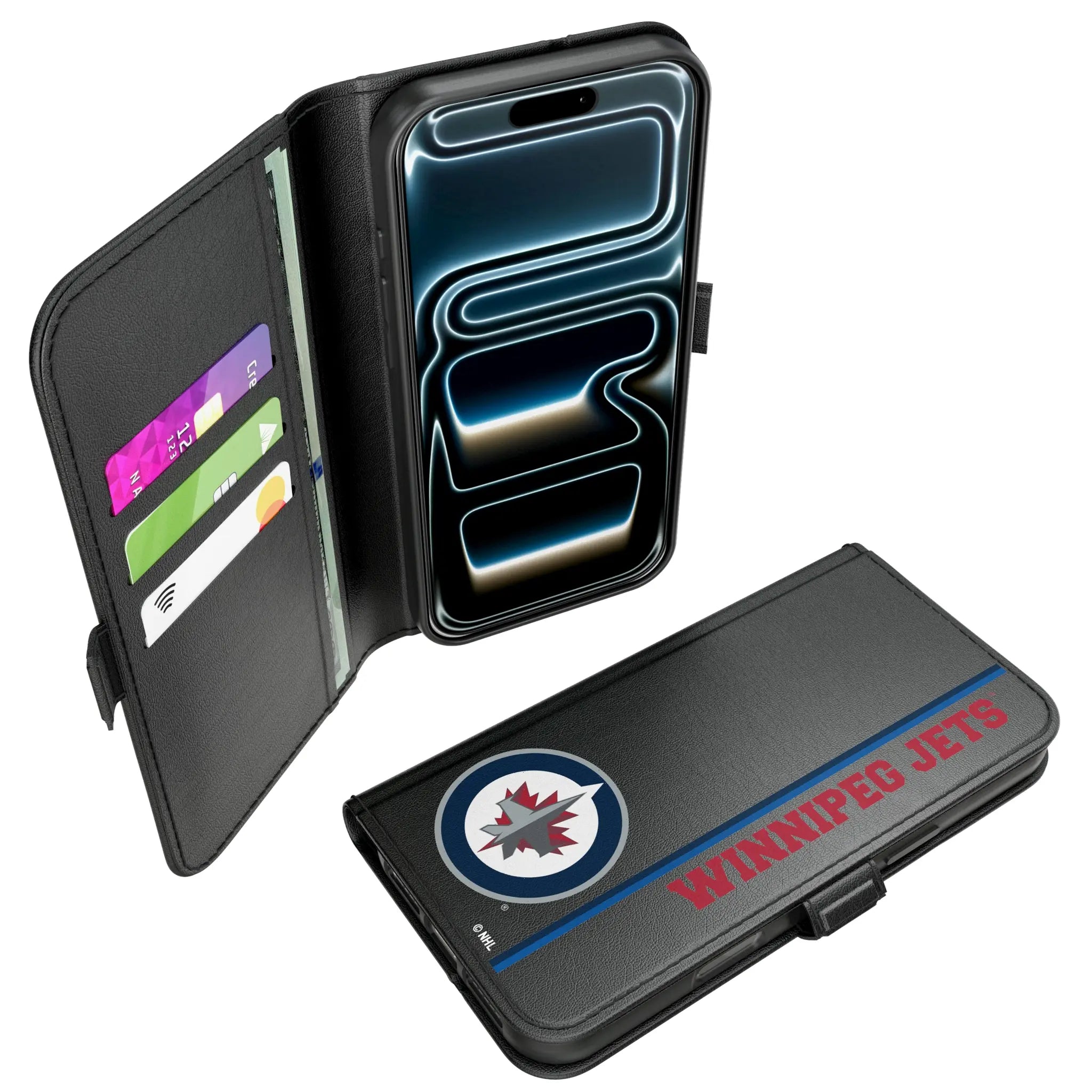 Winnipeg Jets Sidebar iPhone Folio Phone Case for Apple iPhone#Device_iPhone 17 Pro Max