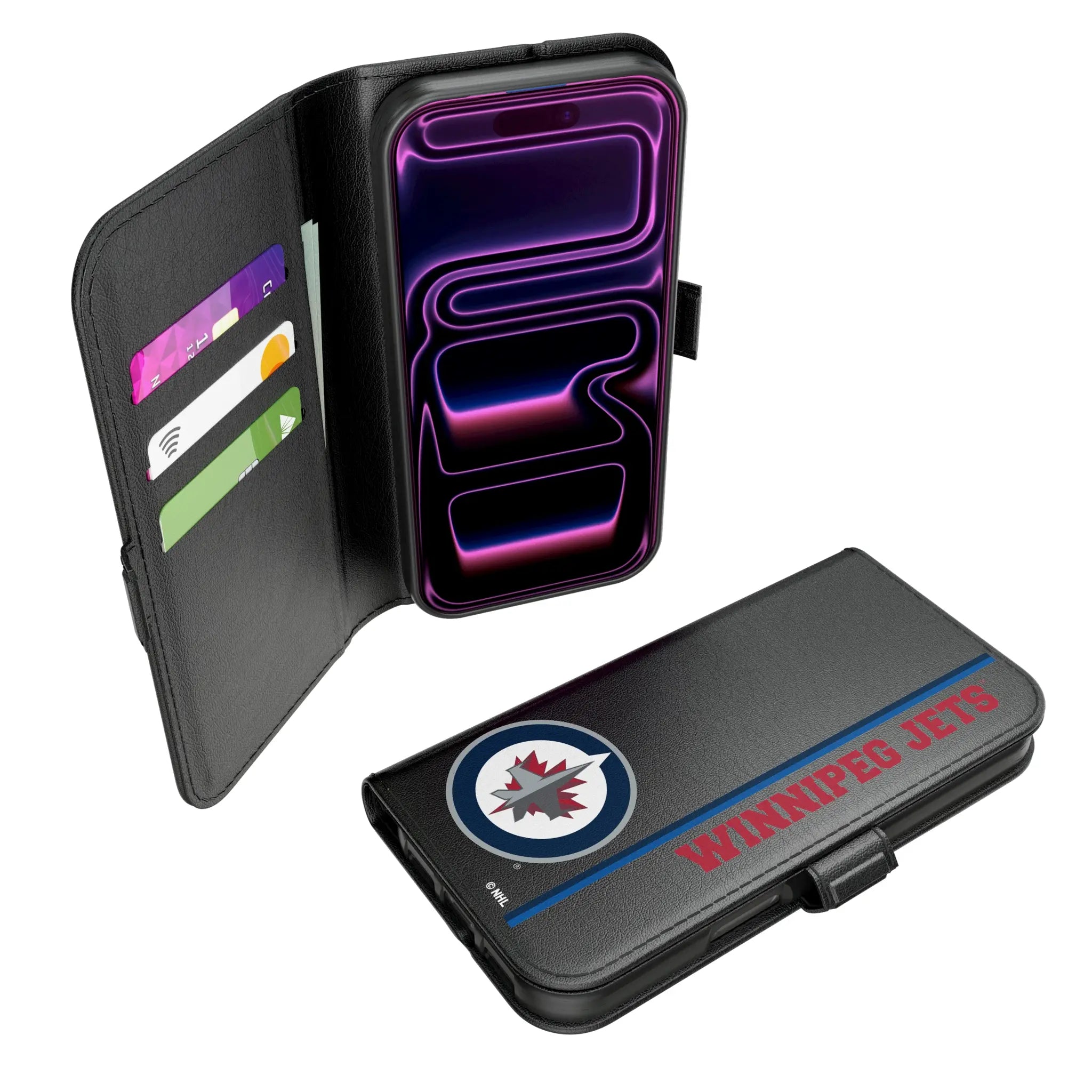 Winnipeg Jets Sidebar iPhone Folio Phone Case for Apple iPhone#Device_iPhone 17 Pro