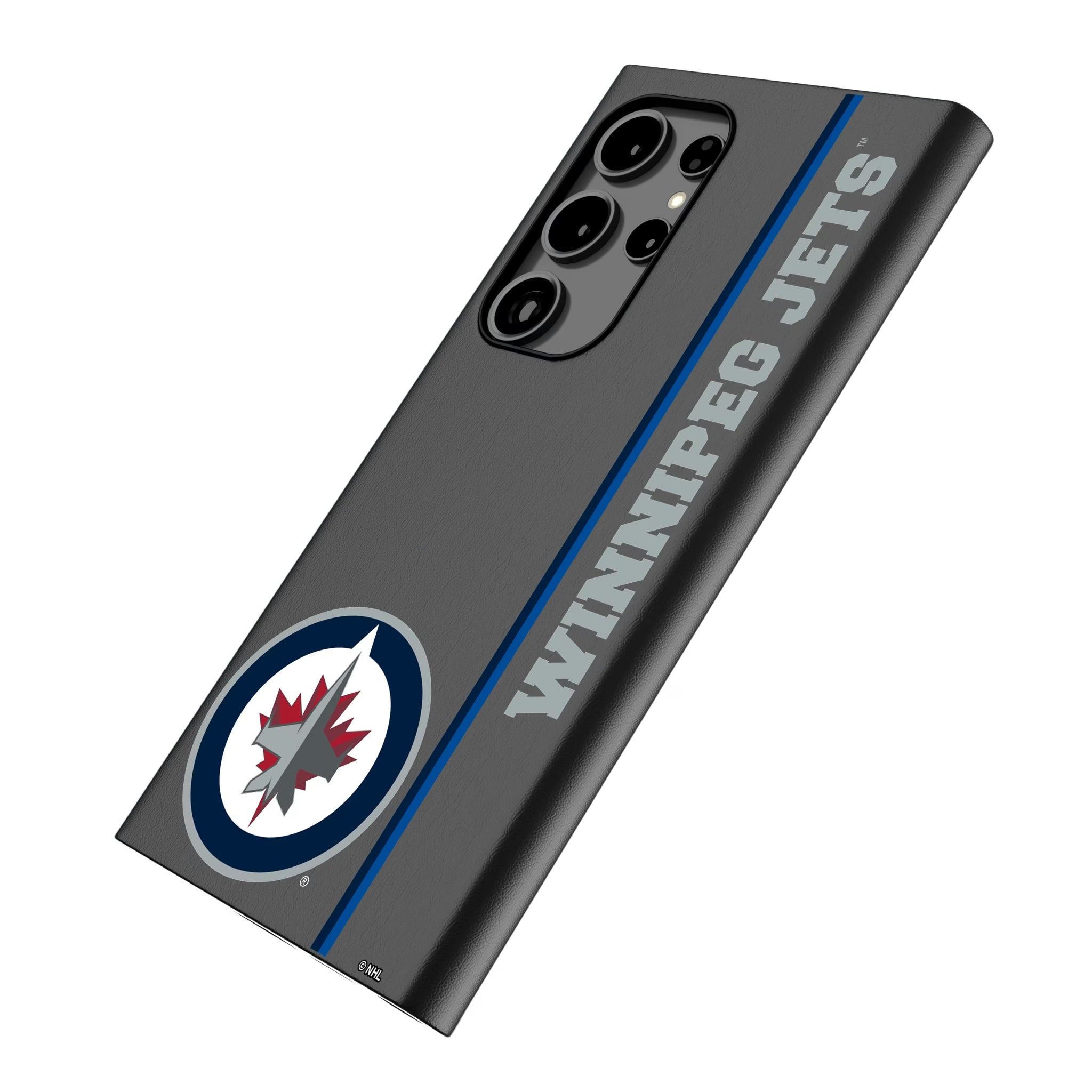 Winnipeg Jets Sidebar Galaxy MagSafe Compatible Phone Case for Samsung Galaxy - Isometric View