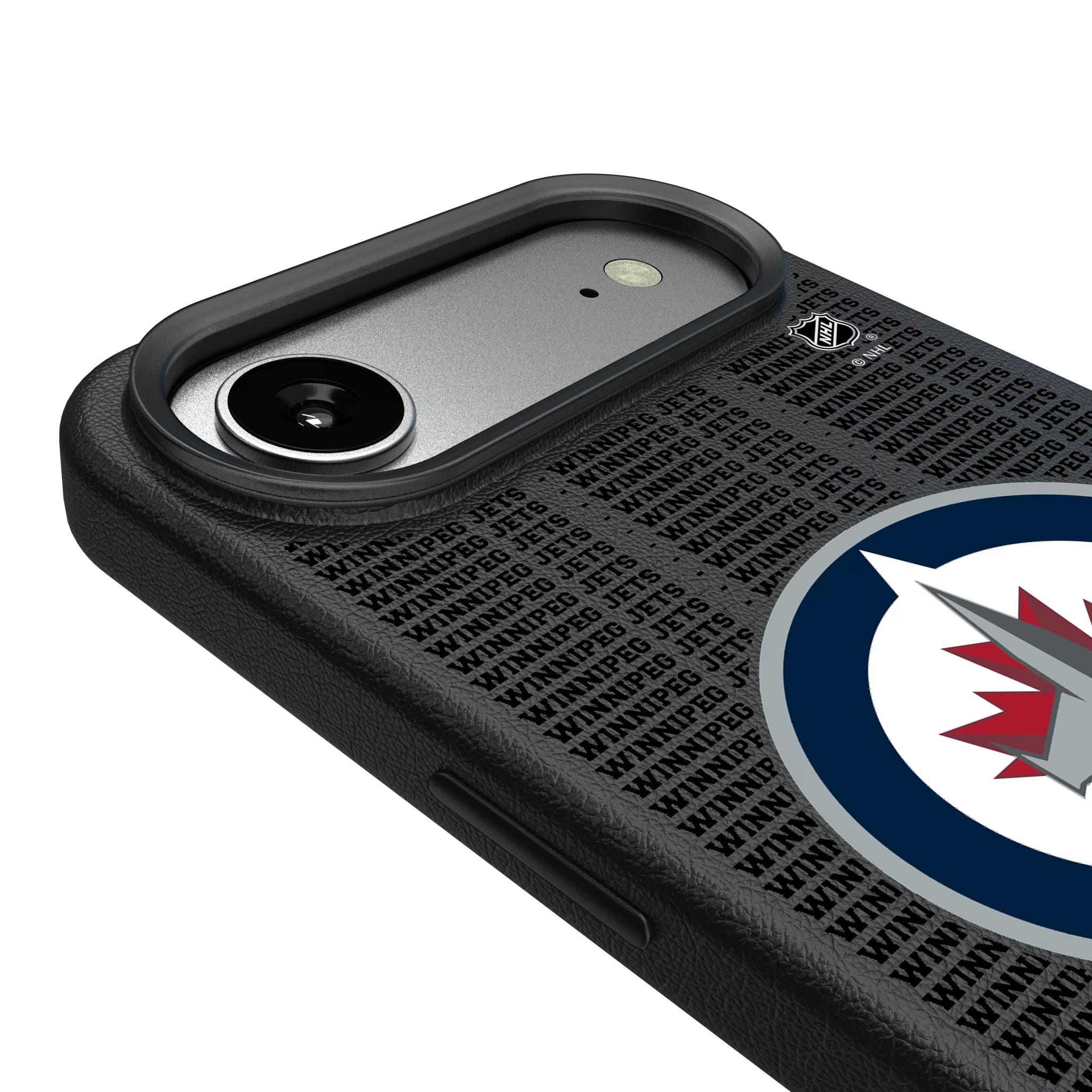 Winnipeg Jets Text Backdrop iPhone MagSafe Compatible Phone Case for Apple iPhone - Detail#Device_iPhone Air