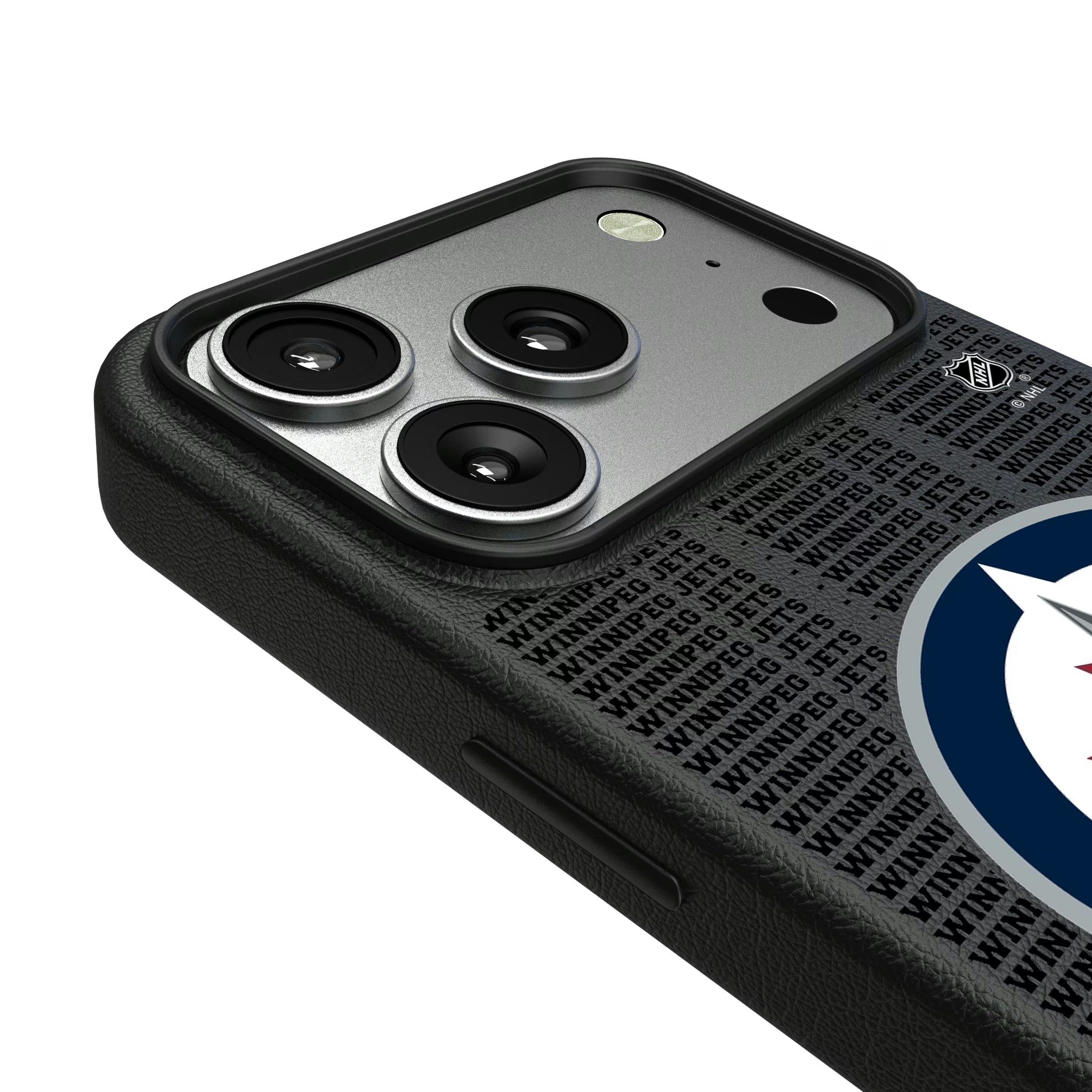 Winnipeg Jets Text Backdrop iPhone MagSafe Compatible Phone Case for Apple iPhone - Detail#Device_iPhone 17 Pro