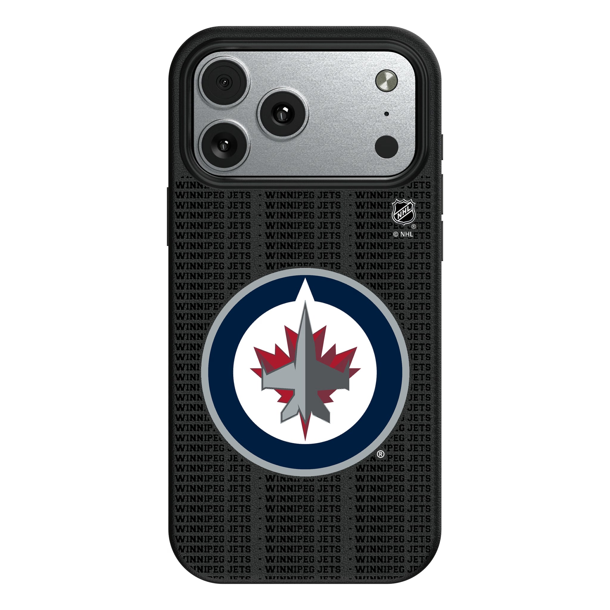 Winnipeg Jets Text Backdrop iPhone MagSafe Compatible Phone Case for Apple iPhone#Device_iPhone 17 Pro Max