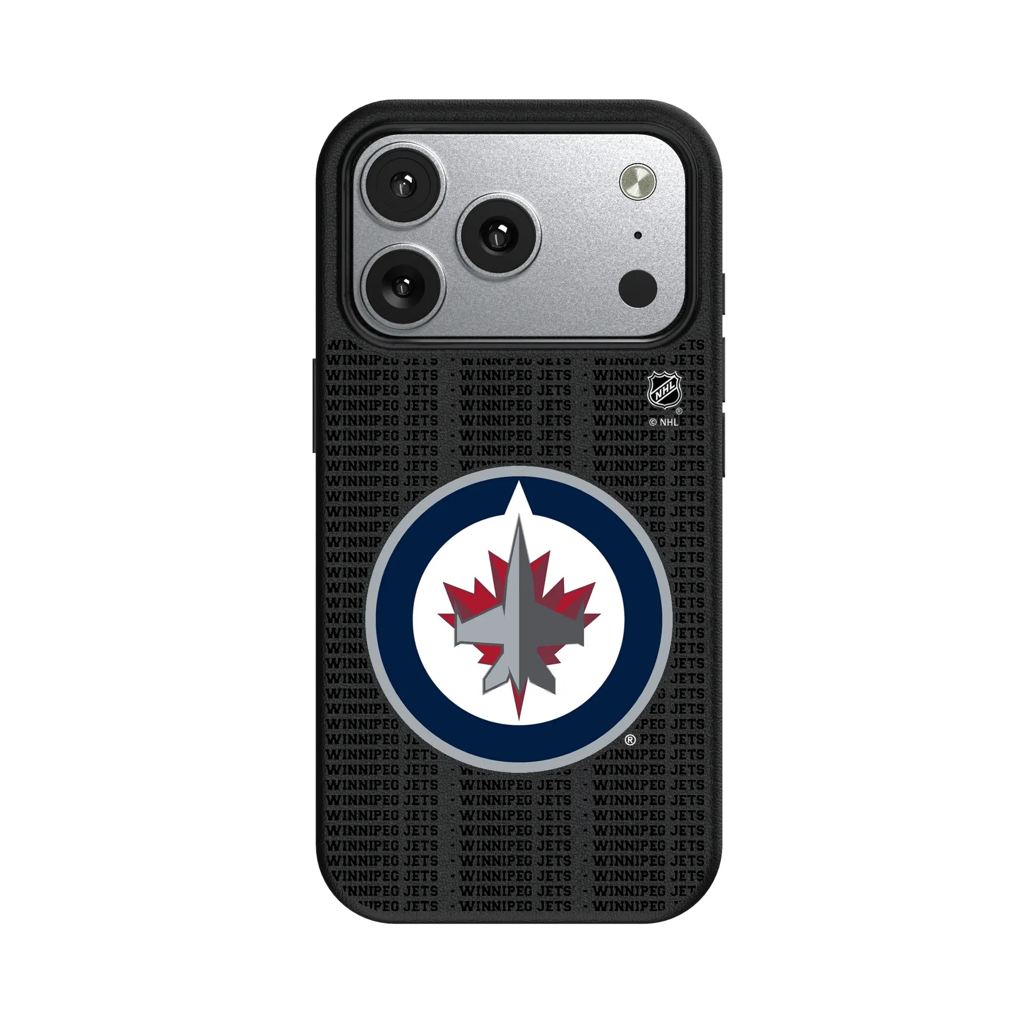 Winnipeg Jets Text Backdrop iPhone MagSafe Compatible Phone Case for Apple iPhone#Device_iPhone 17 Pro