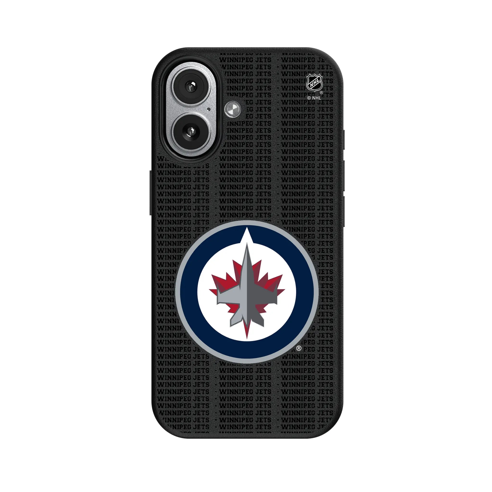 Winnipeg Jets Text Backdrop iPhone MagSafe Compatible Phone Case for Apple iPhone#Device_iPhone 17